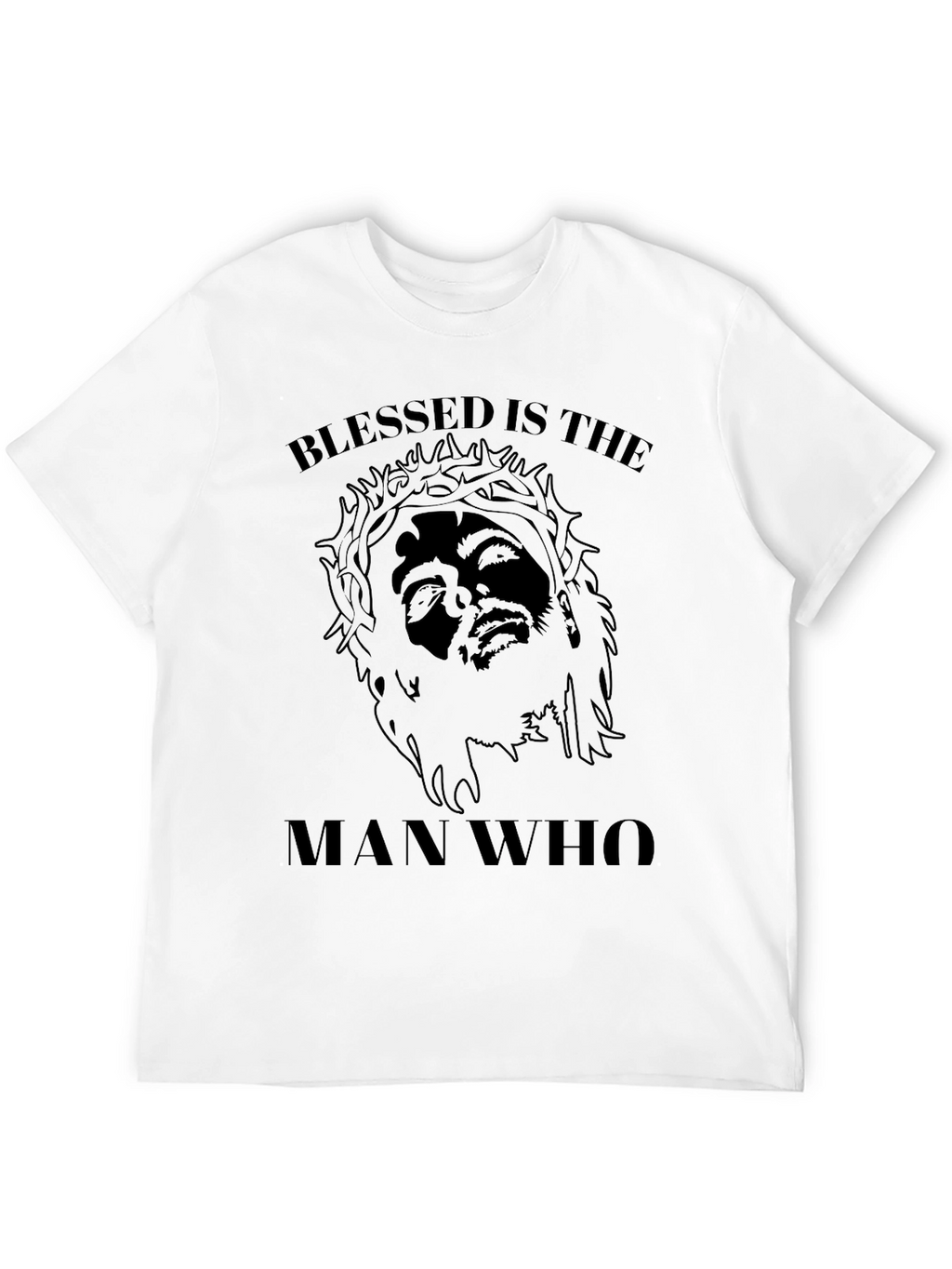 Blessed Man Graphic Tee - Black