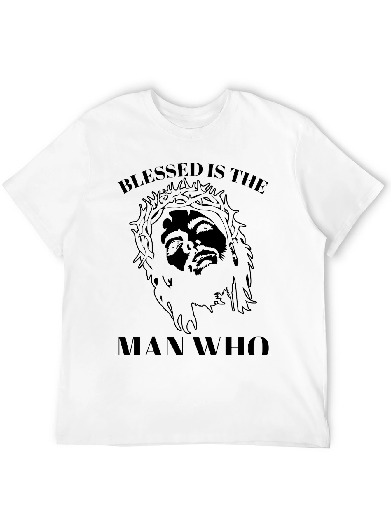 Blessed Man Graphic Tee - Black