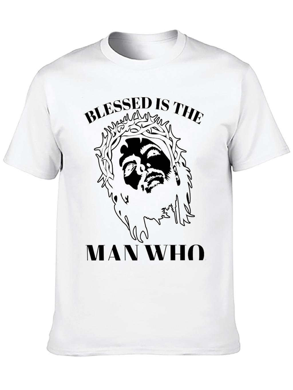 Blessed Man Graphic Tee - Black