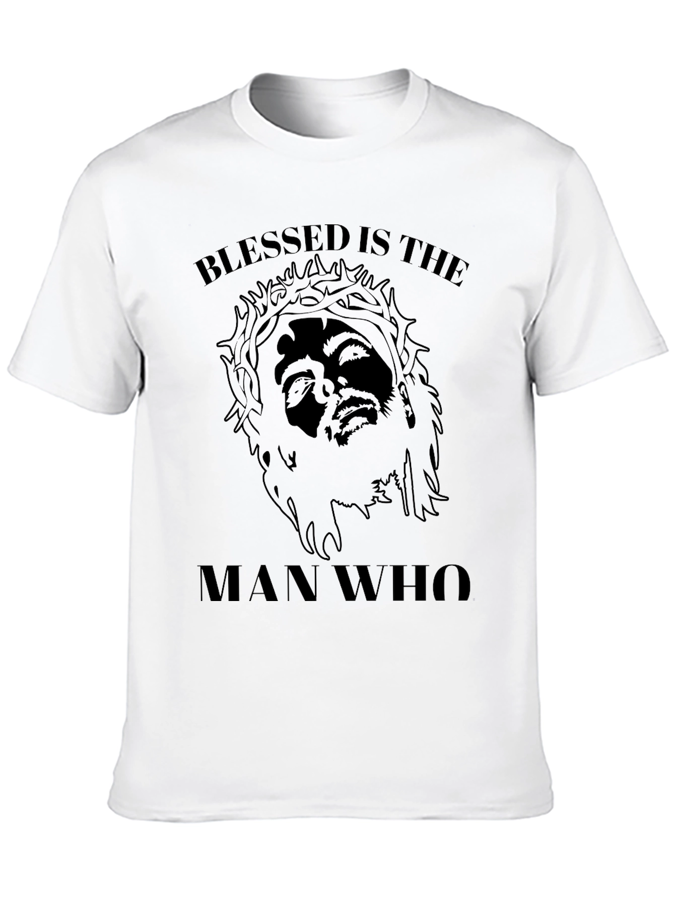 Blessed Man Graphic Tee - Black