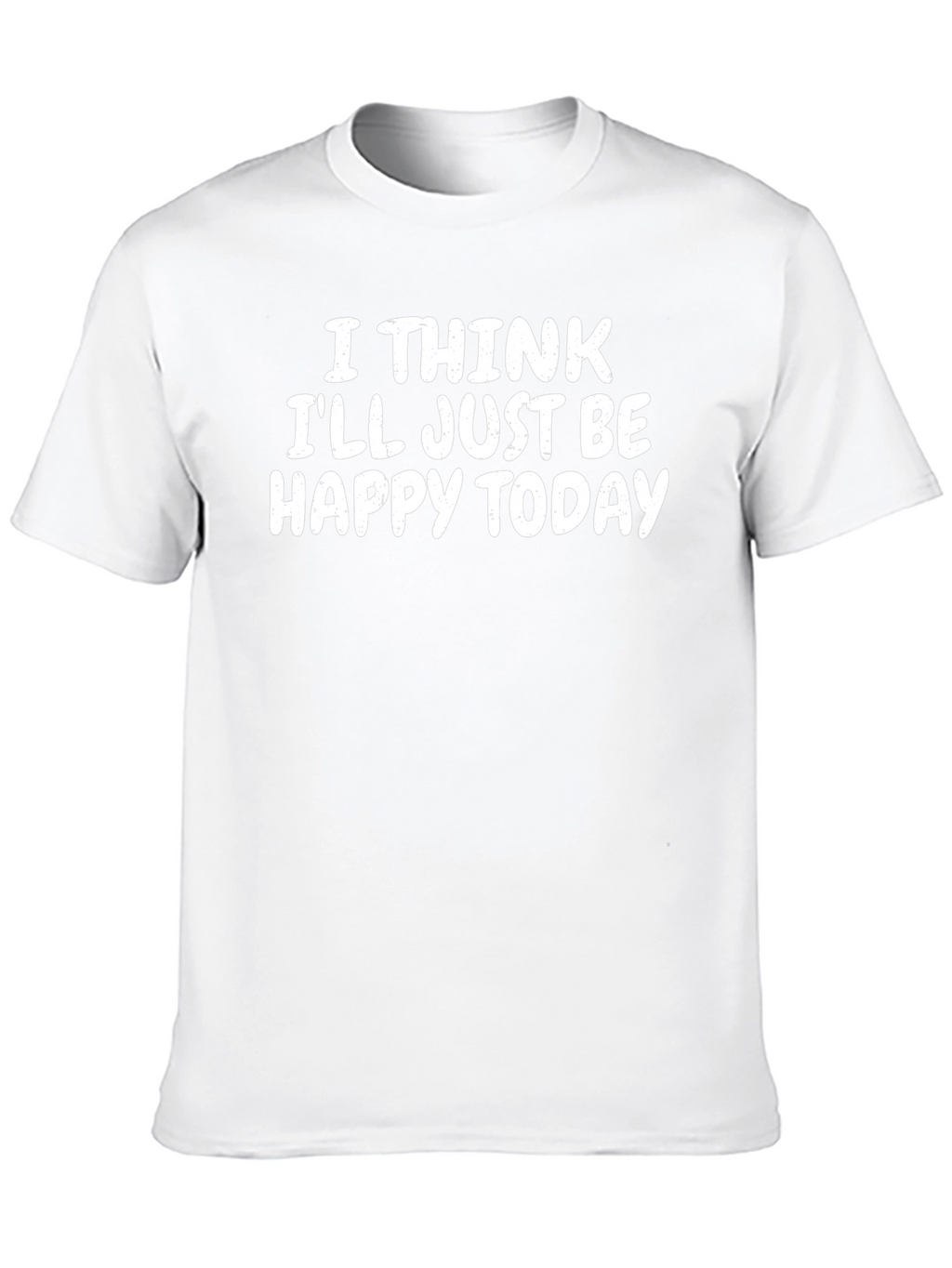 Happy Today Graphic Tee - Black