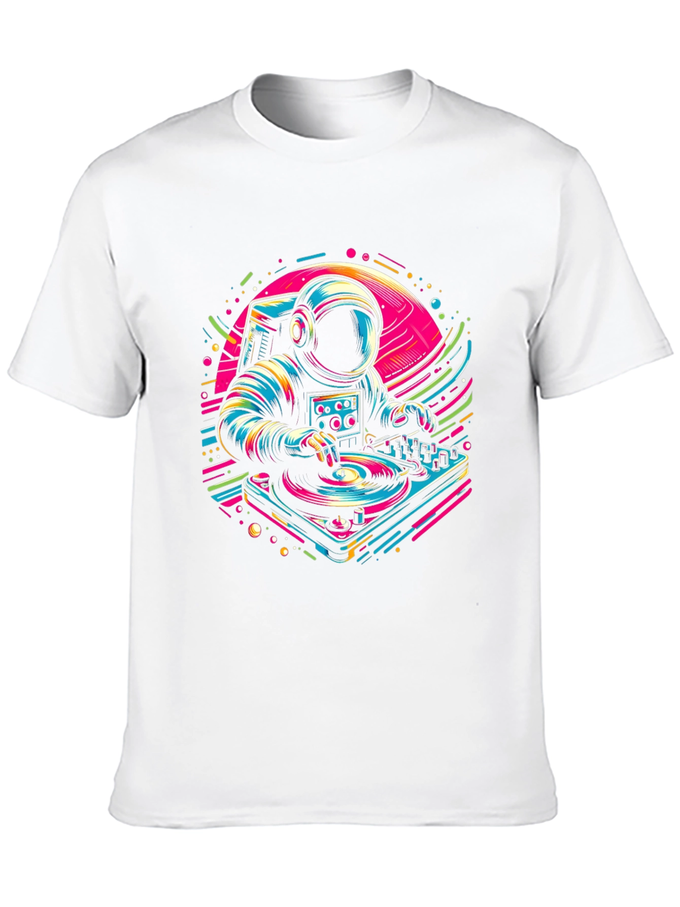 DJ Astronaut Graphic Tee - Space Beats