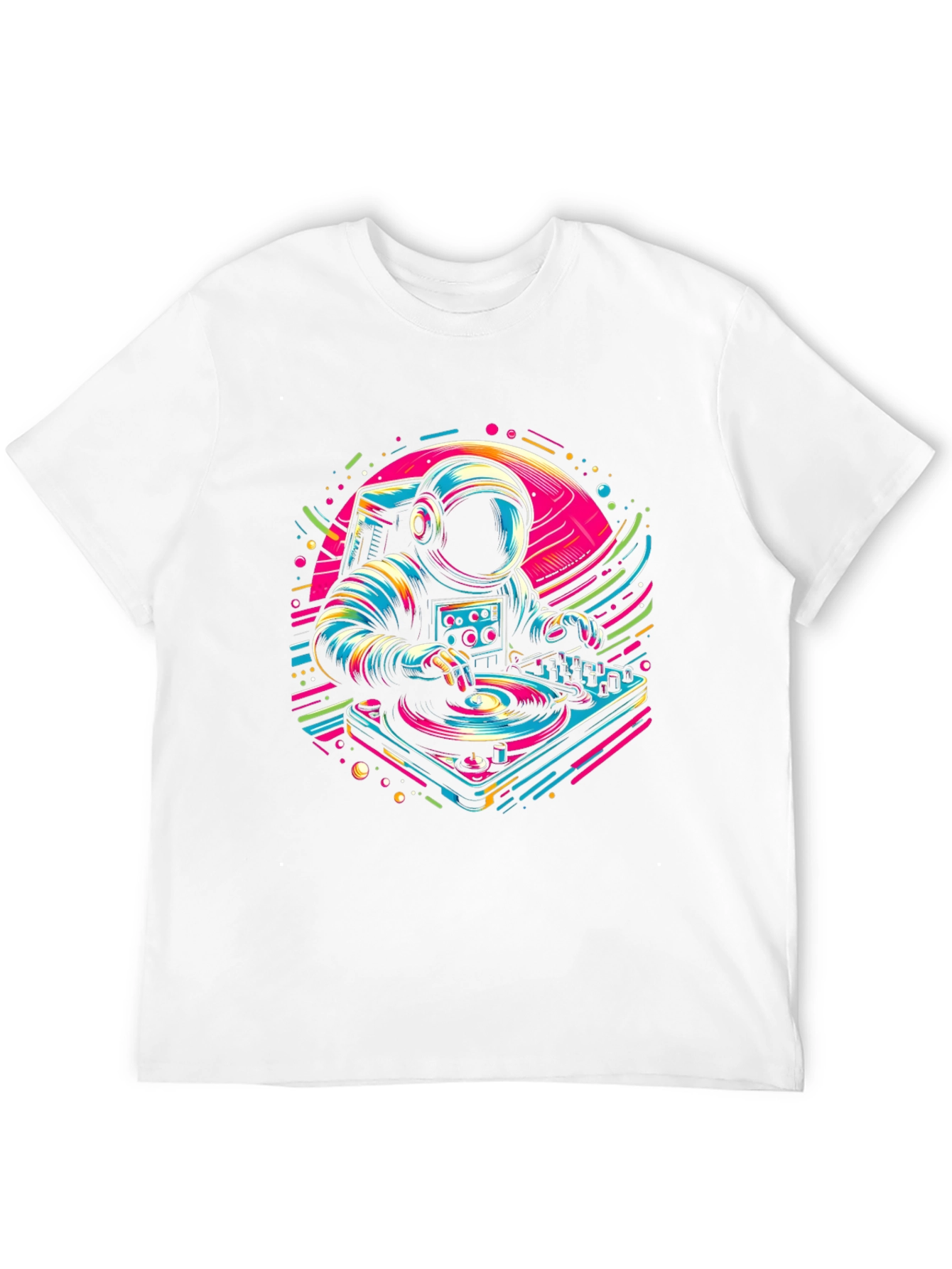DJ Astronaut Graphic Tee - Space Beats