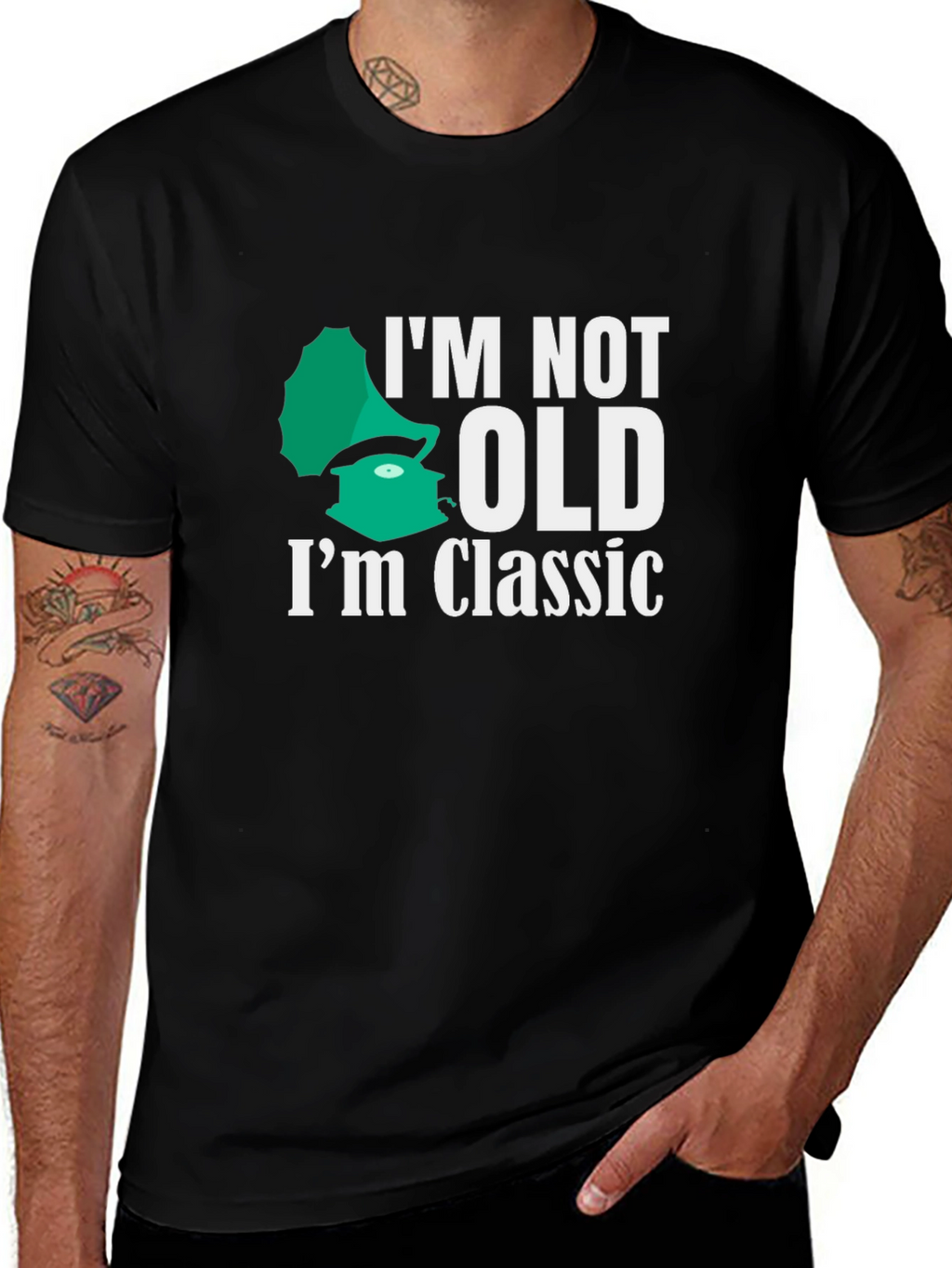 Classic Gramophone T-Shirt - Im Not Old