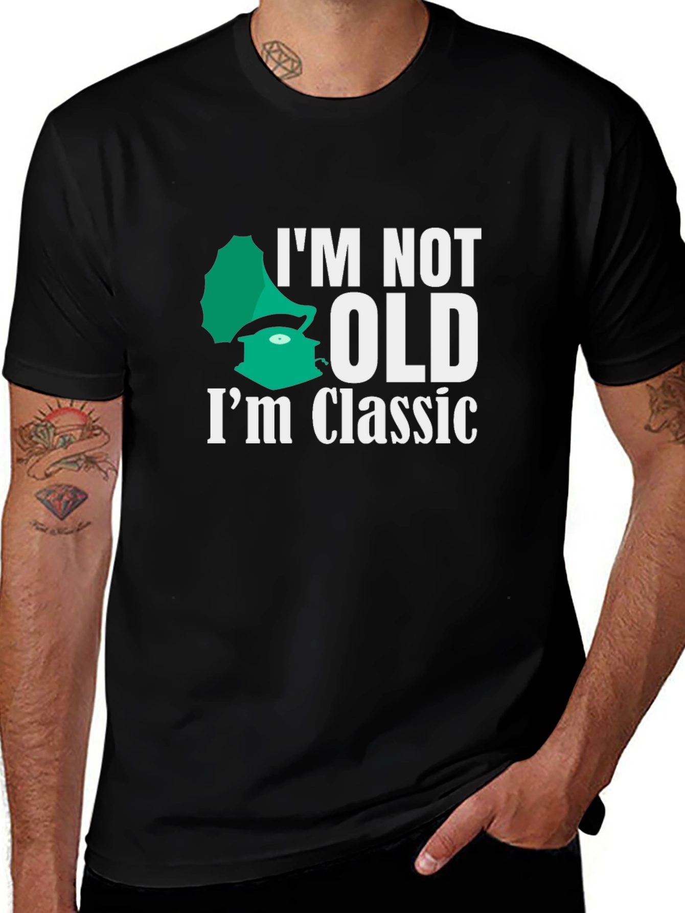 Classic Gramophone T-Shirt - Im Not Old