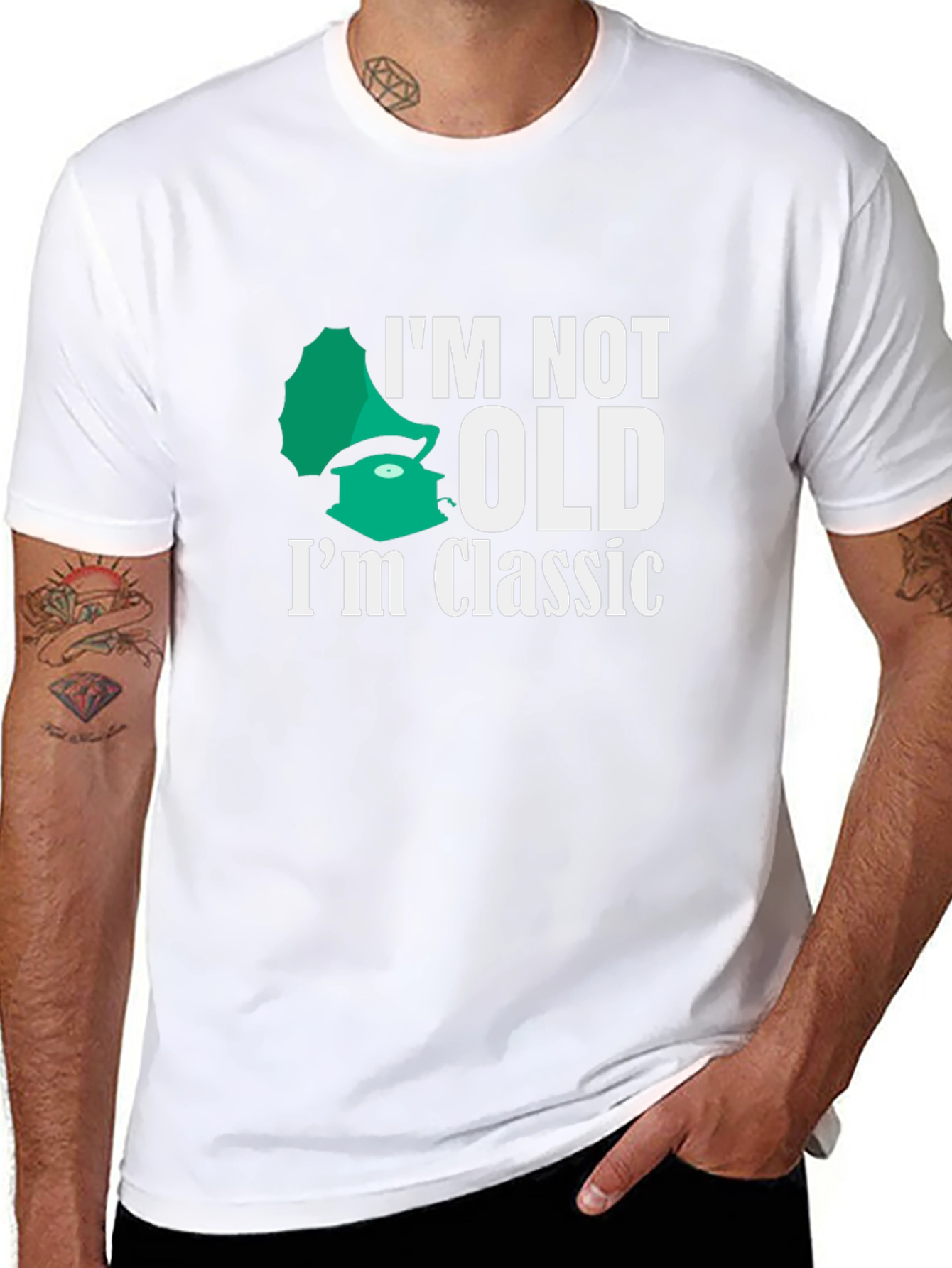 Classic Gramophone T-Shirt - Im Not Old