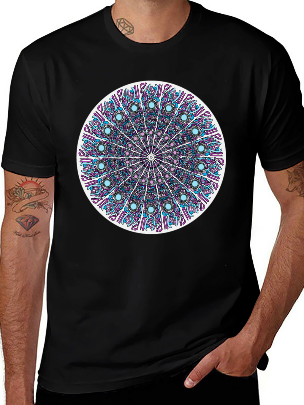 Mandala Graphic Tee - Stylish Unisex T-Shirt