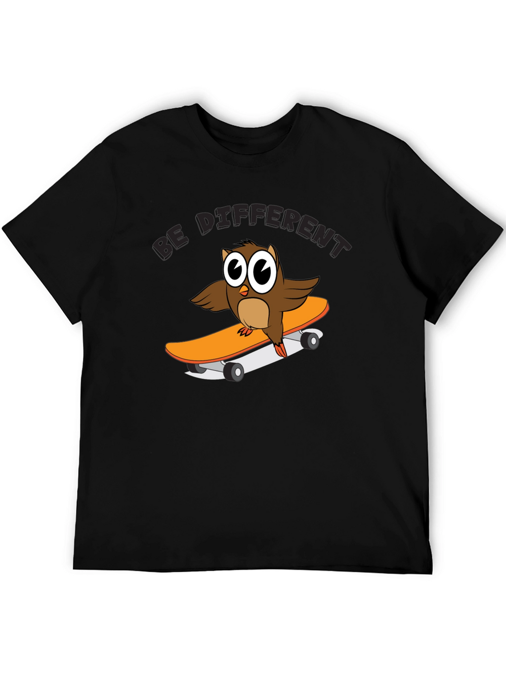 Be Different Owl Skateboard T-Shirt