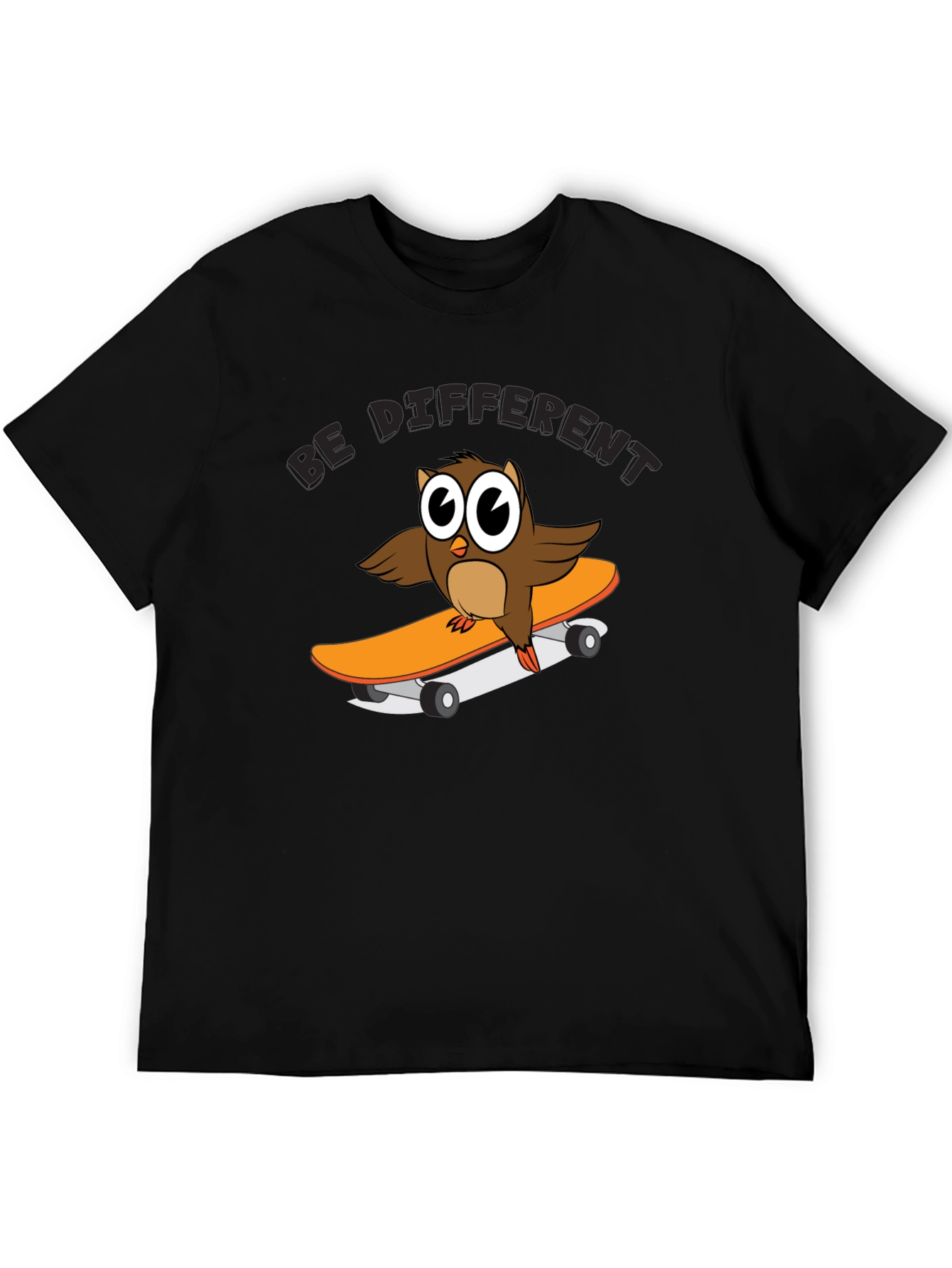 Be Different Owl Skateboard T-Shirt