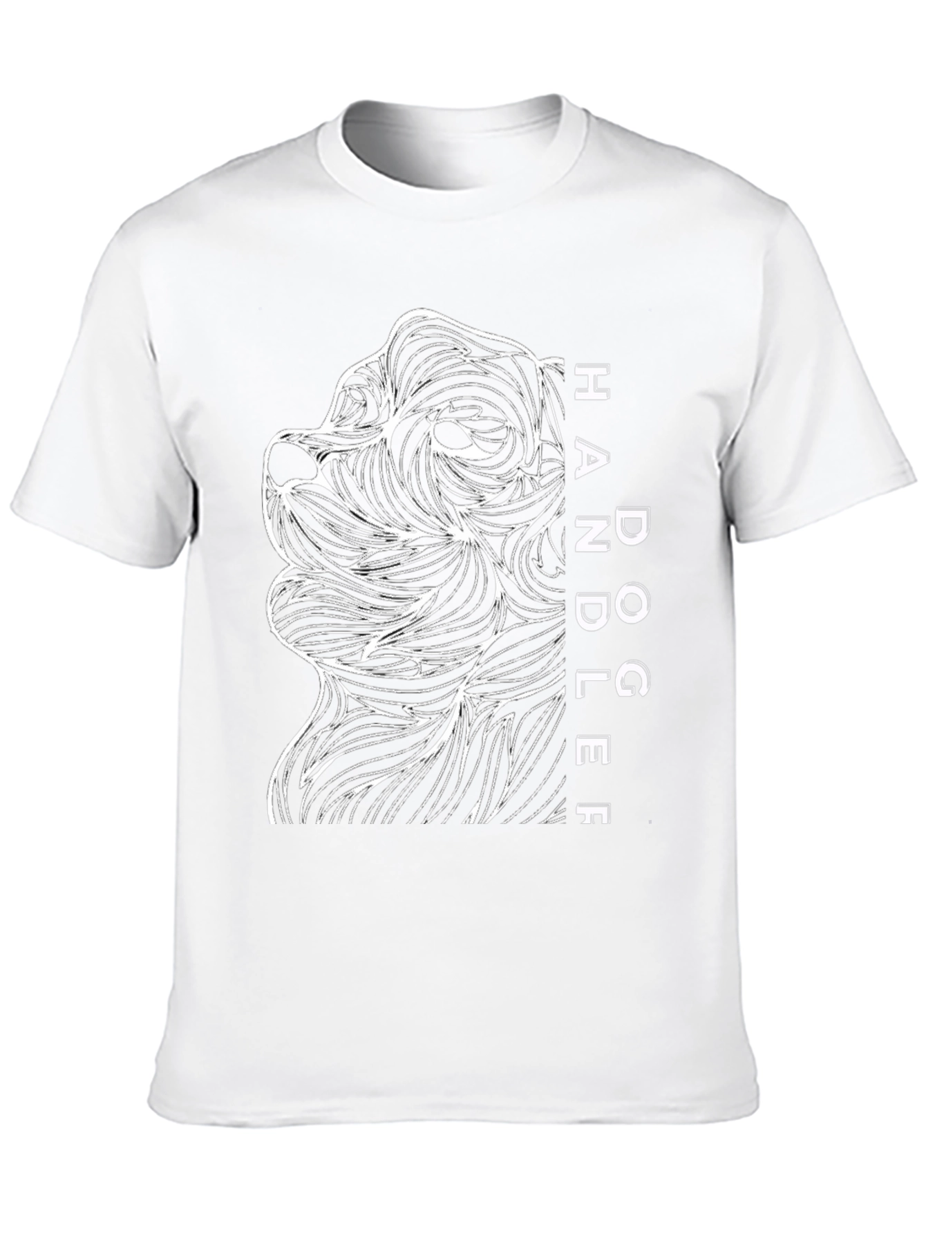 Dog Handler Graphic Tee - Black Unisex T-Shirt