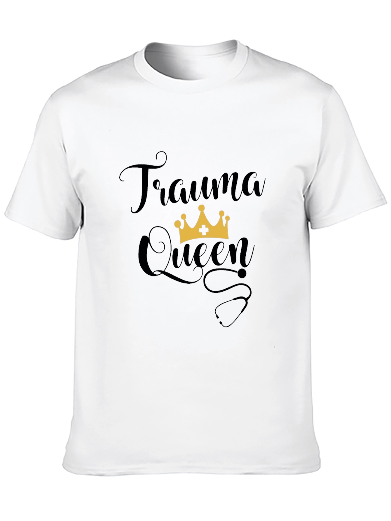 Trauma Queen Graphic Tee - Comfortable Fit