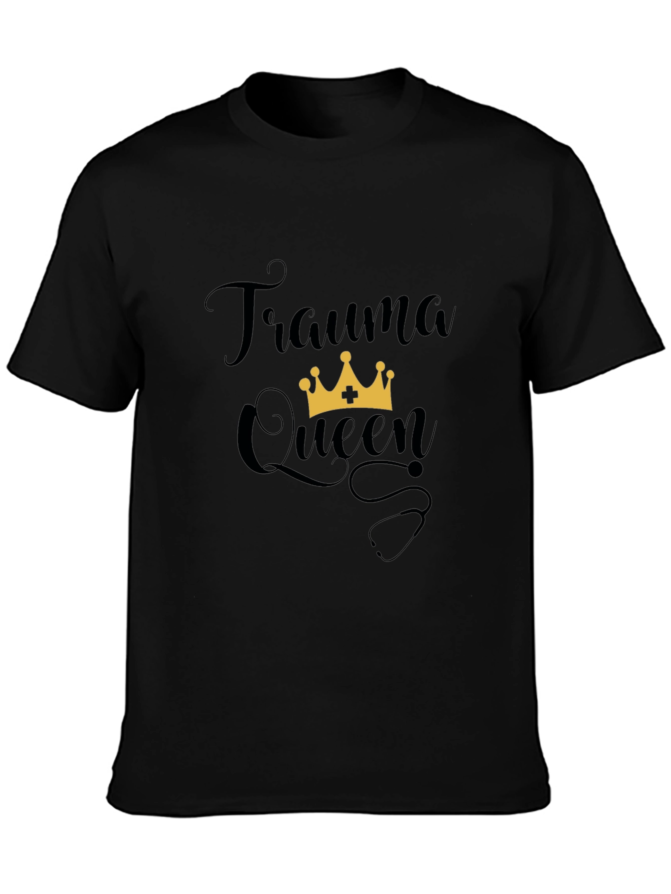 Trauma Queen Graphic Tee - Comfortable Fit