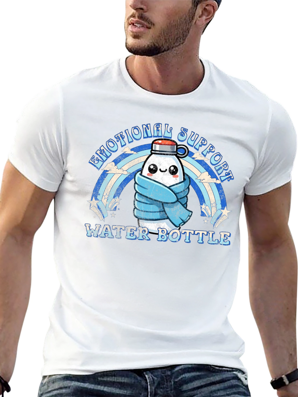 Emotional Support Water Bottle Graphic Tee