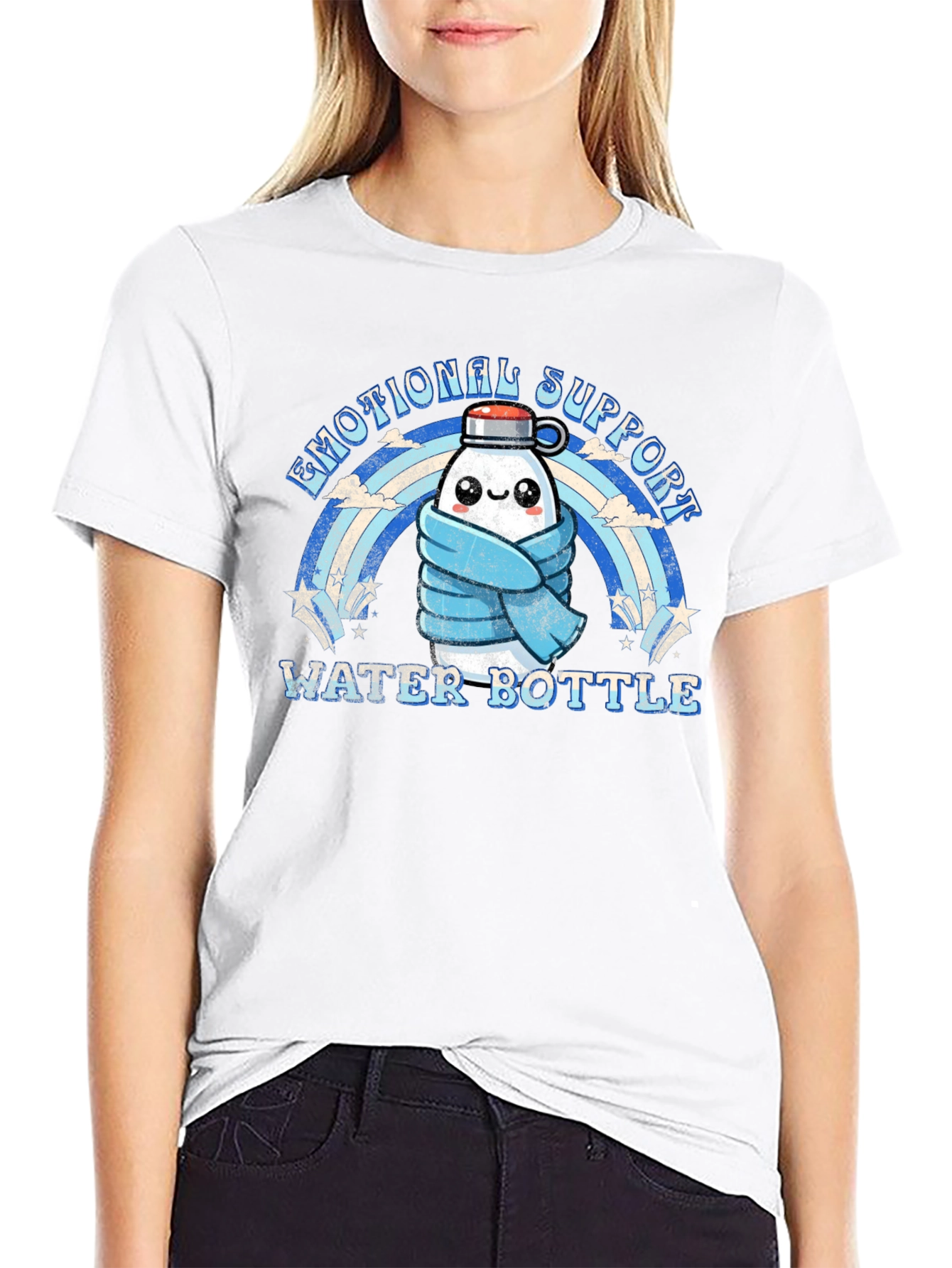 Emotional Support Water Bottle Graphic Tee
