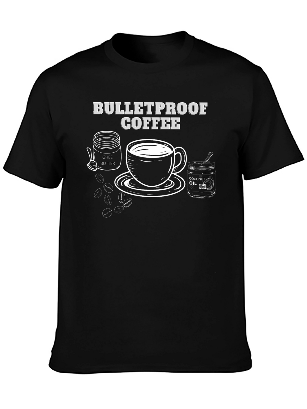Bulletproof Coffee T-Shirt: Ghee & Coconut Oil