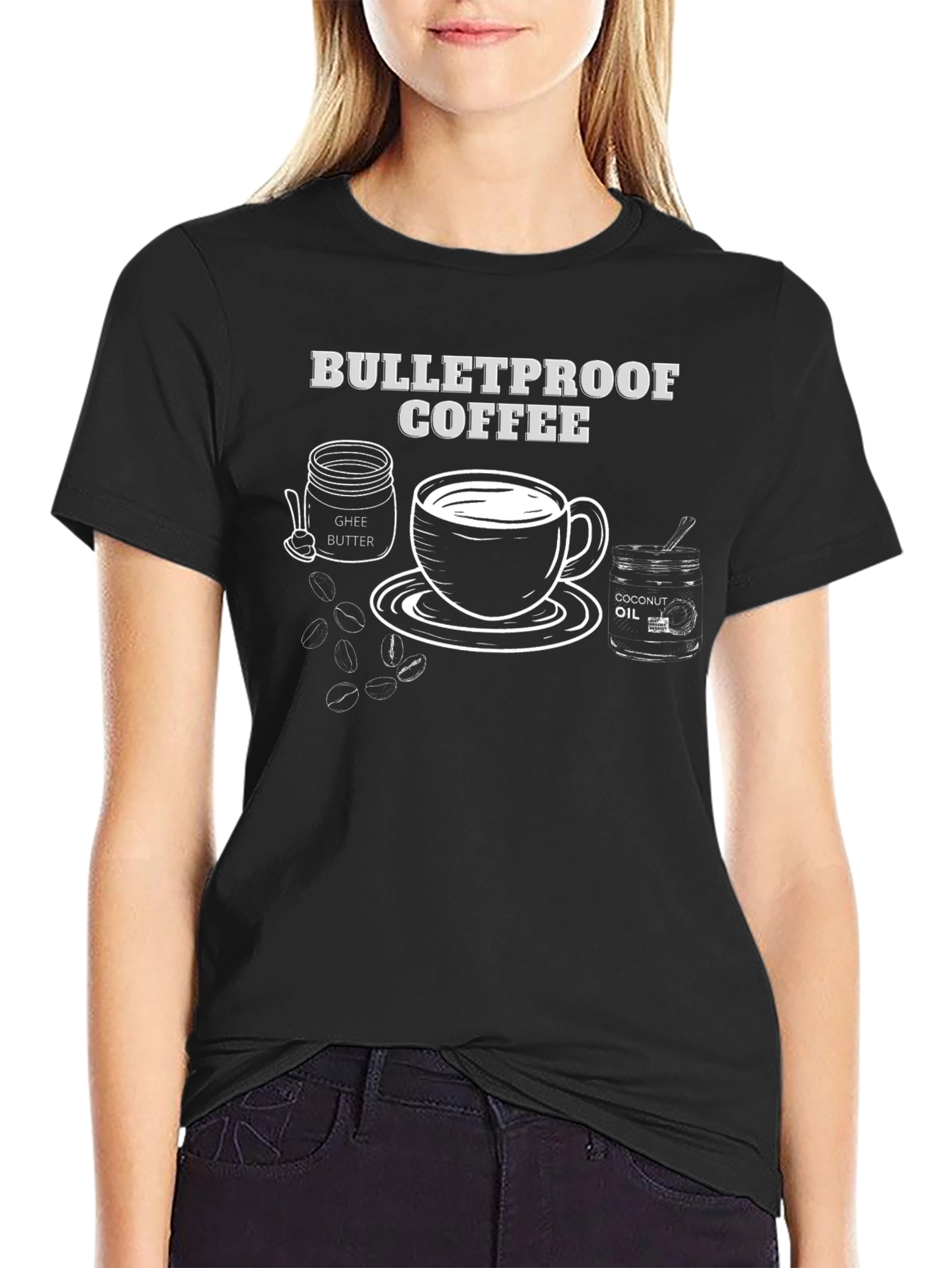 Bulletproof Coffee T-Shirt: Ghee & Coconut Oil