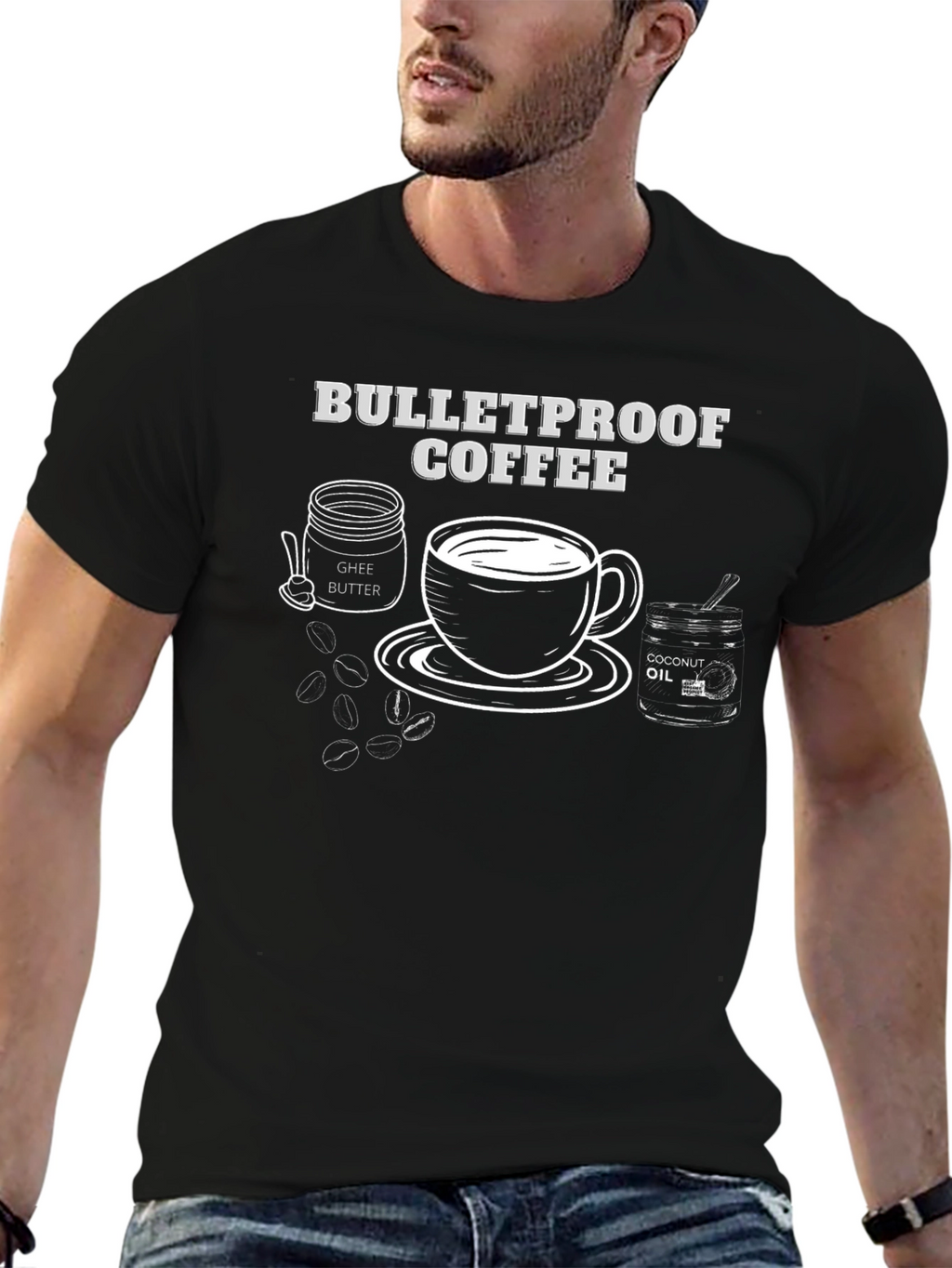 Bulletproof Coffee T-Shirt: Ghee & Coconut Oil