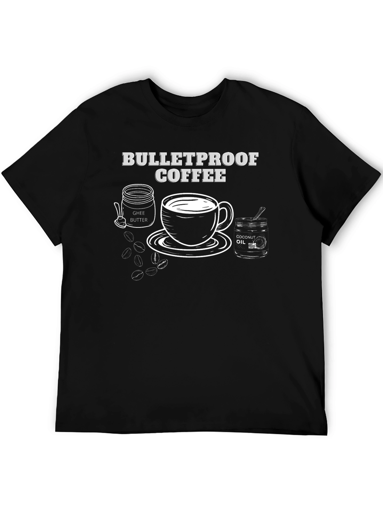 Bulletproof Coffee T-Shirt: Ghee & Coconut Oil