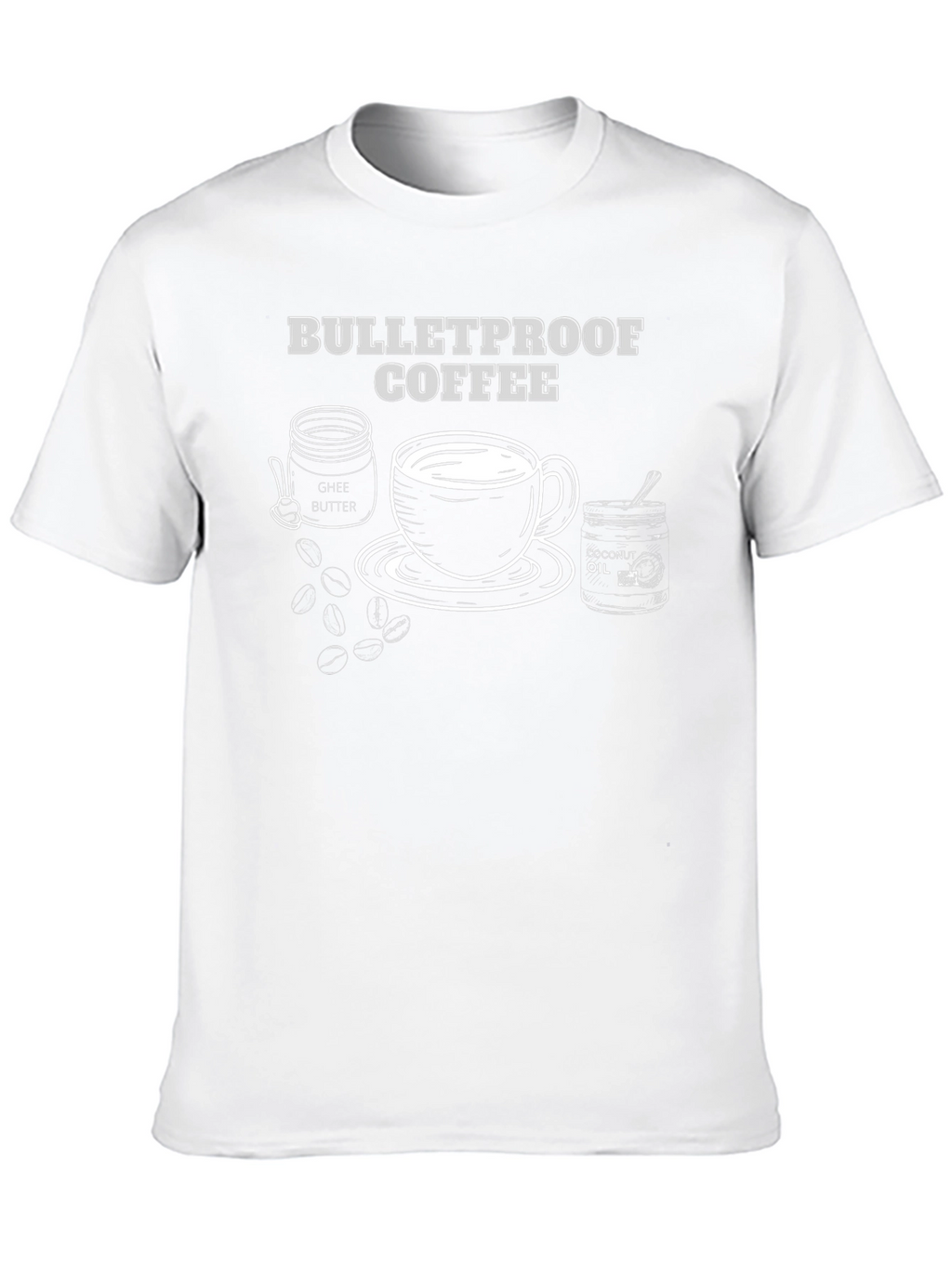 Bulletproof Coffee T-Shirt: Ghee & Coconut Oil