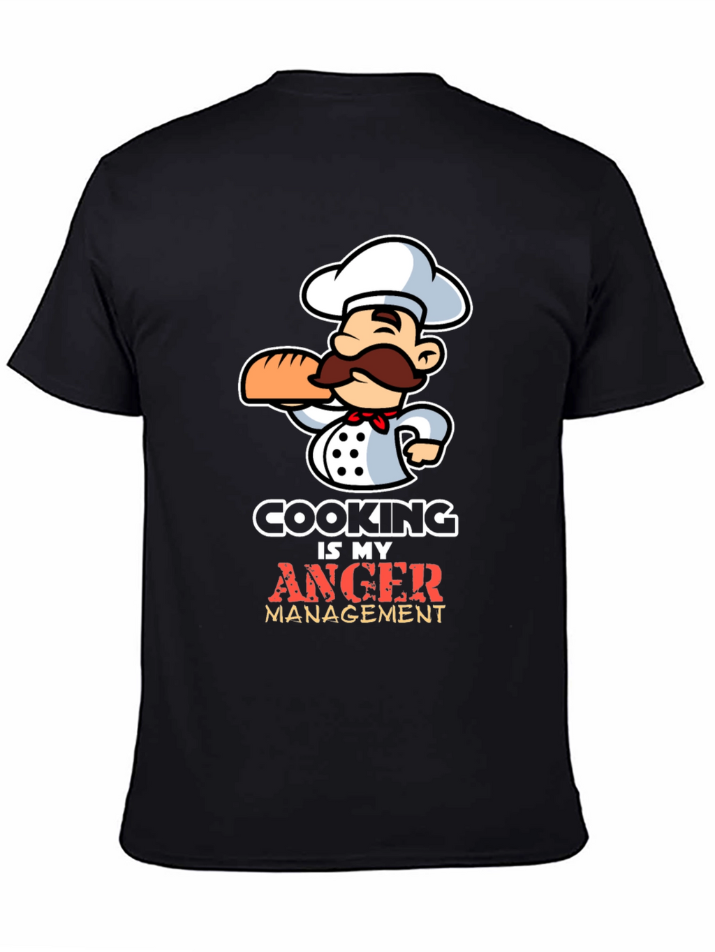 Cooking is My Anger Management Chef T-Shirt