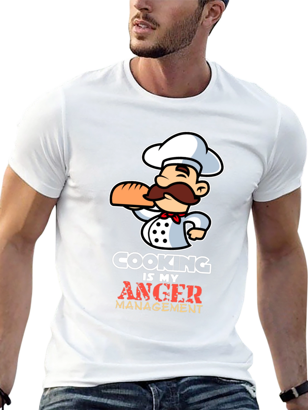 Cooking is My Anger Management Chef T-Shirt