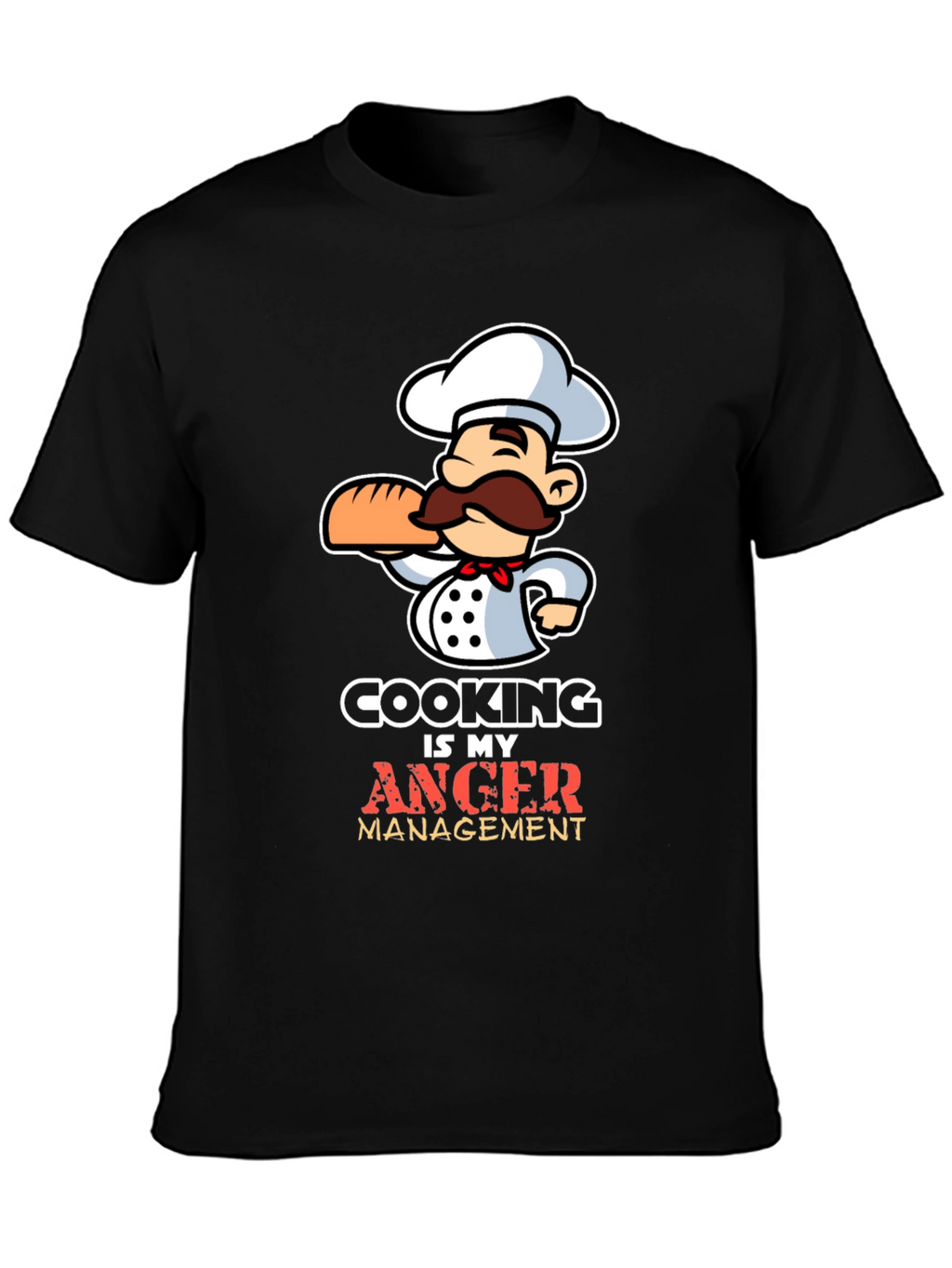 Cooking is My Anger Management Chef T-Shirt