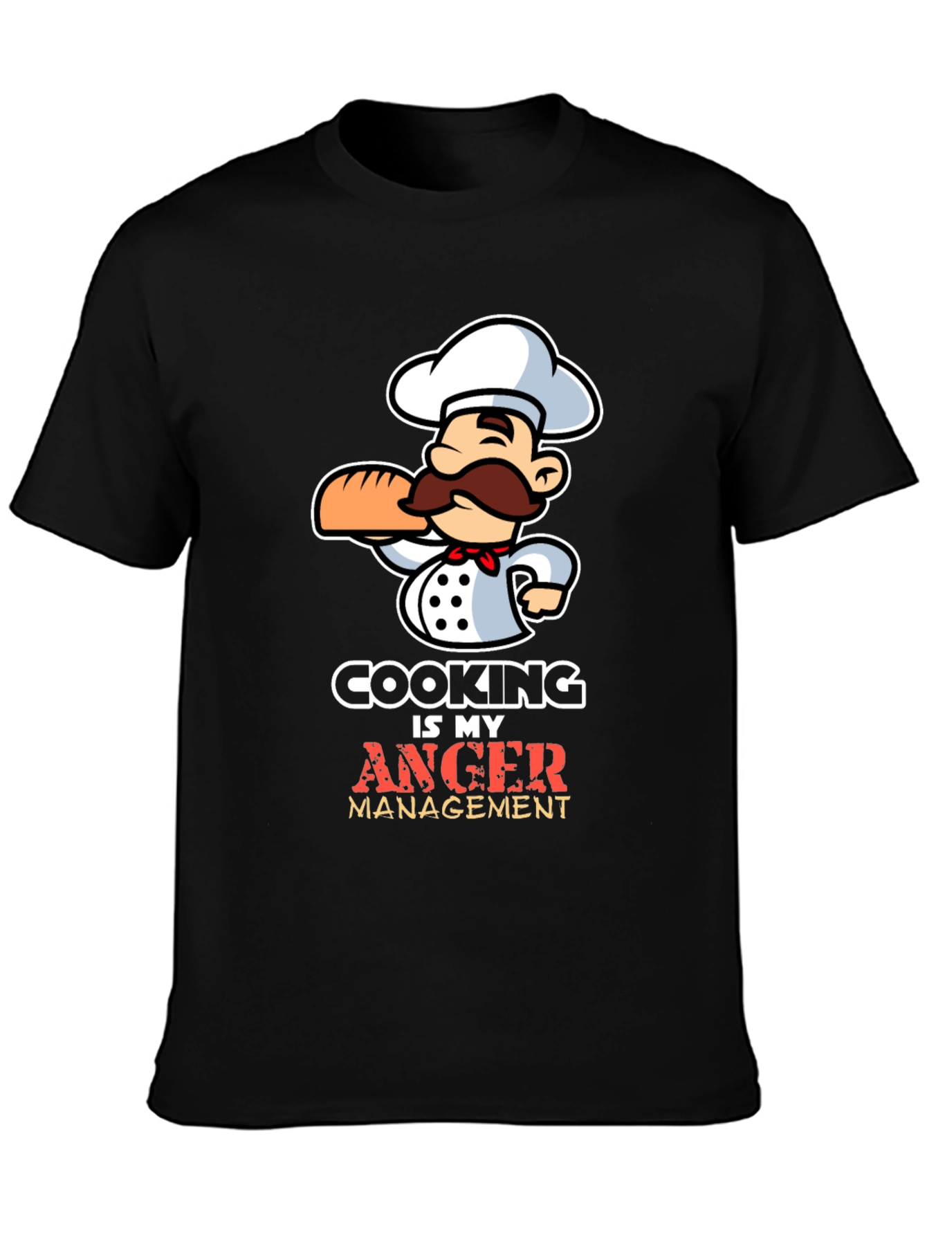 Cooking is My Anger Management Chef T-Shirt
