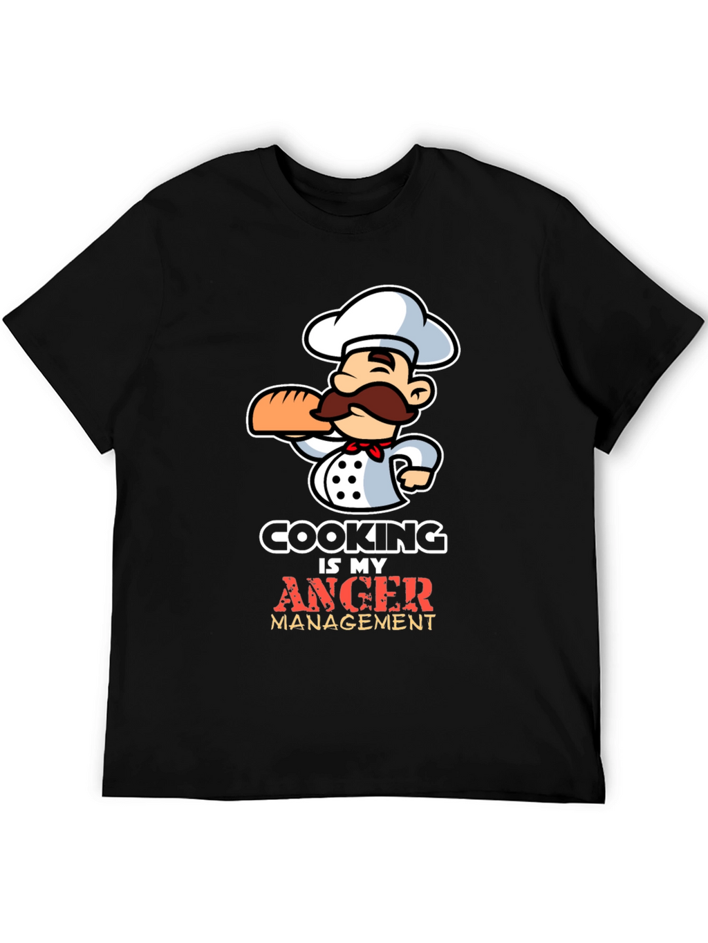 Cooking is My Anger Management Chef T-Shirt