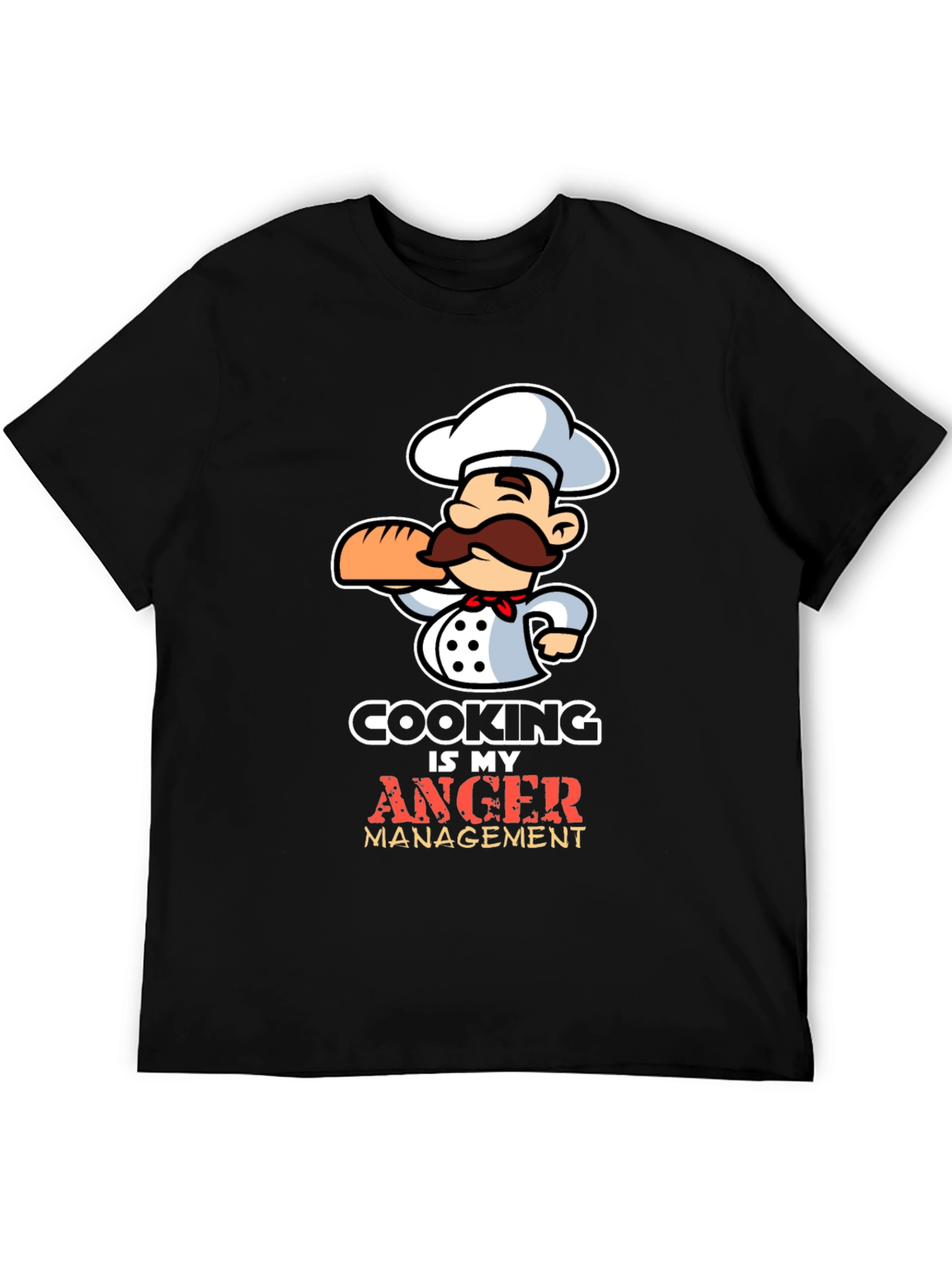 Cooking is My Anger Management Chef T-Shirt