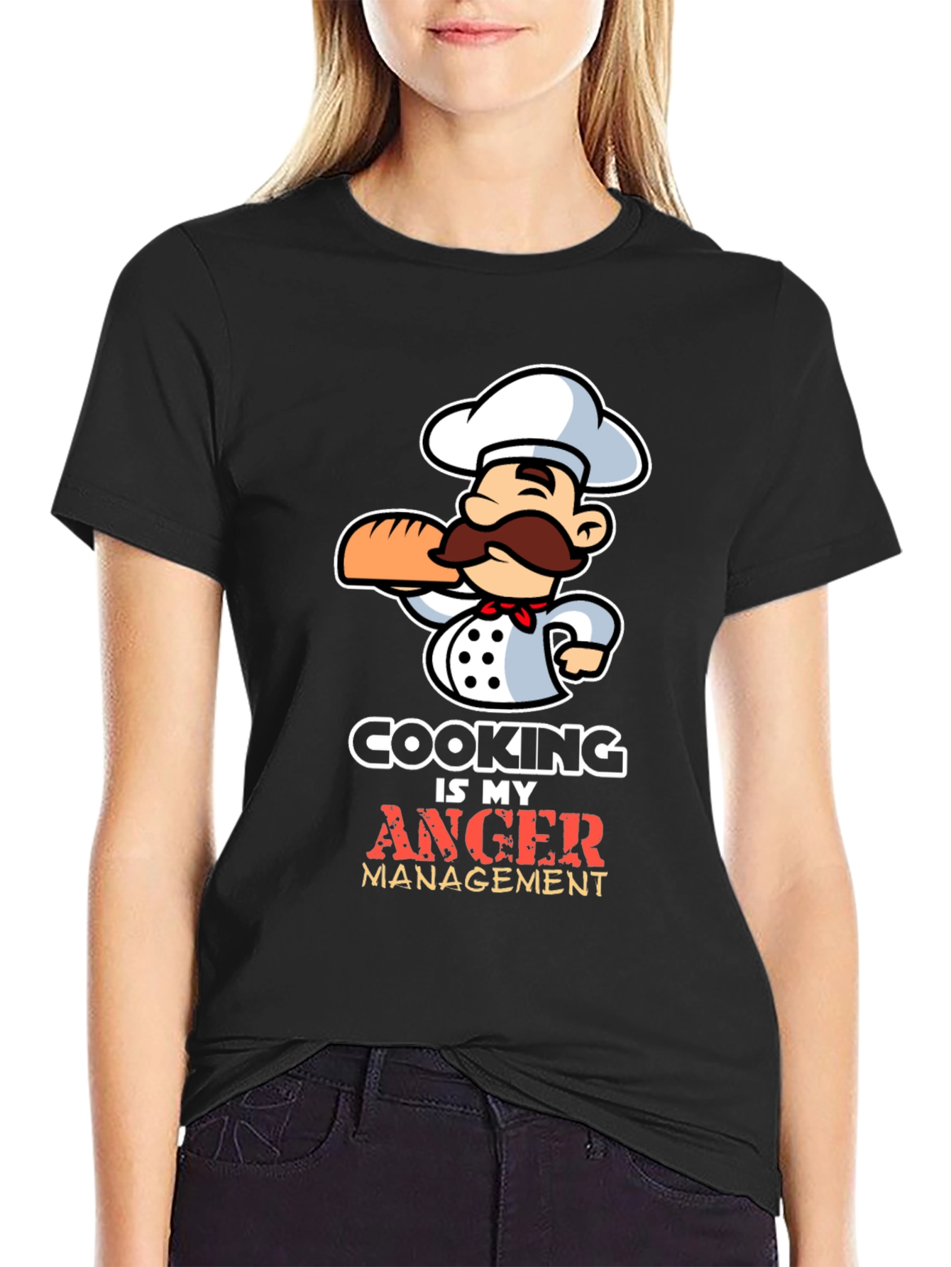 Cooking is My Anger Management Chef T-Shirt