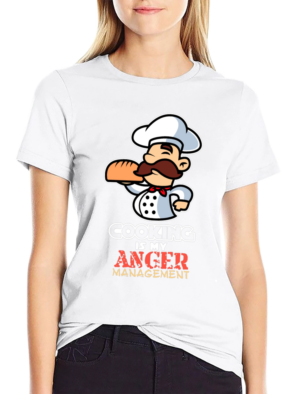Cooking is My Anger Management Chef T-Shirt