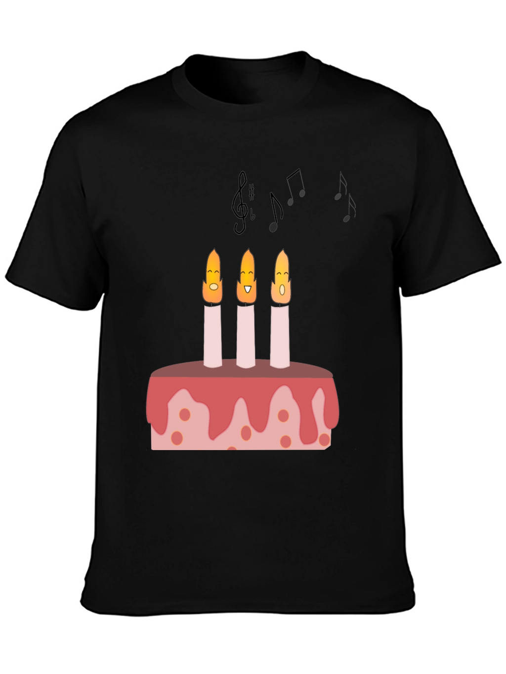 Birthday Cake Candles Graphic T-Shirt