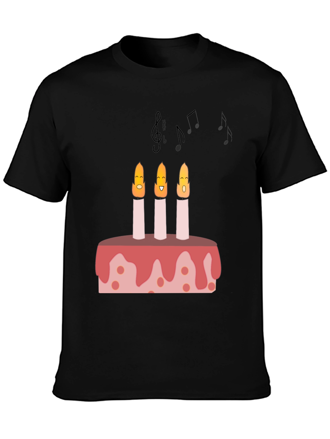 Birthday Cake Candles Graphic T-Shirt