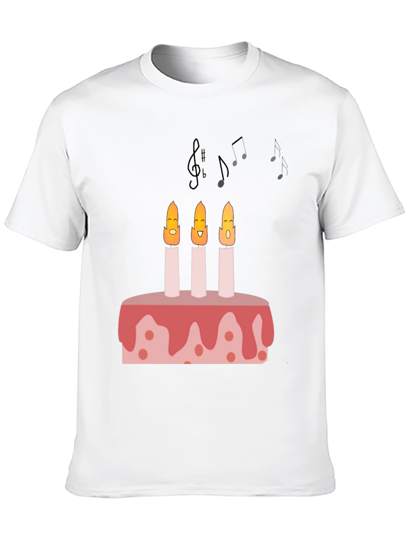 Birthday Cake Candles Graphic T-Shirt