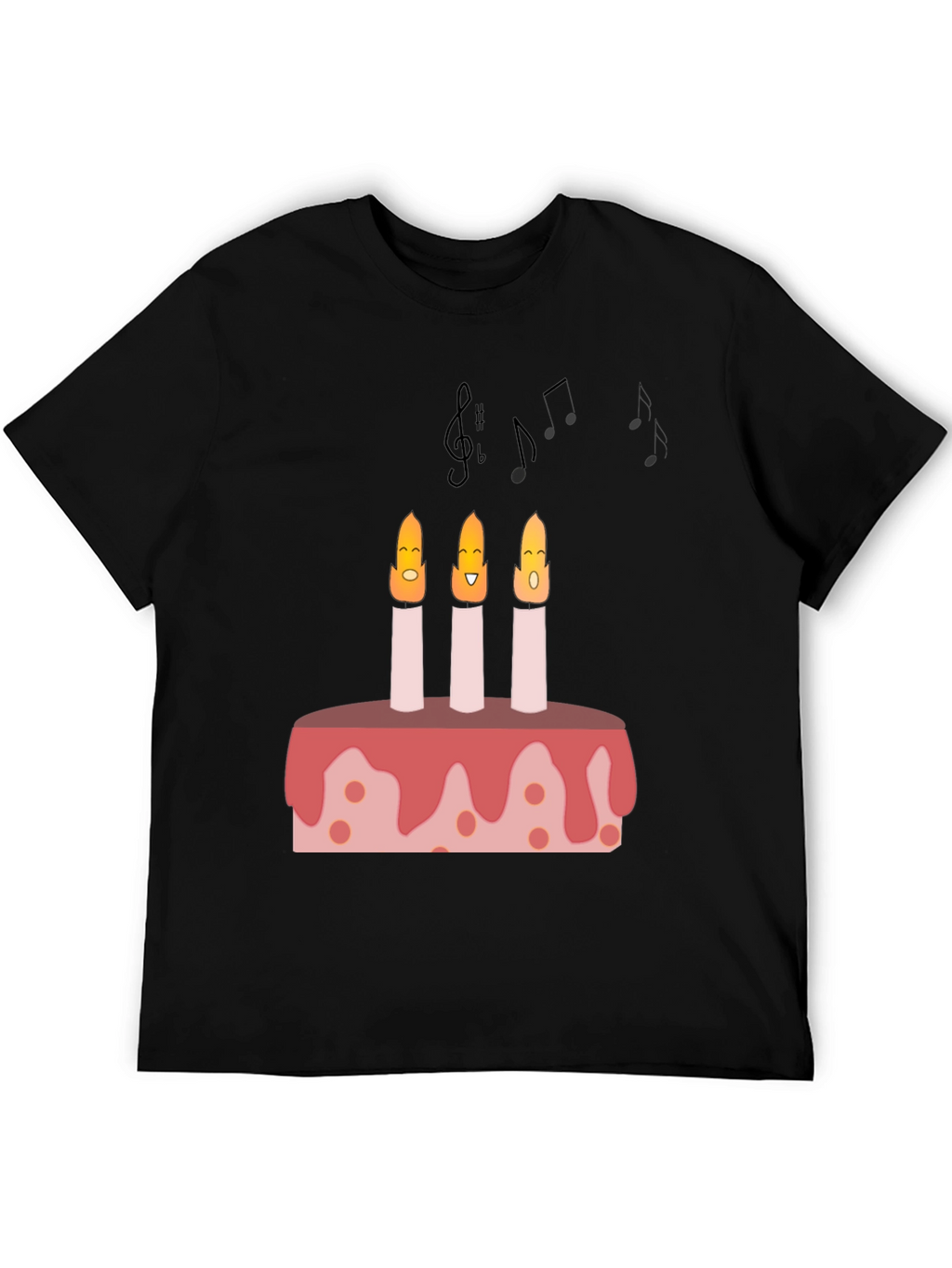Birthday Cake Candles Graphic T-Shirt