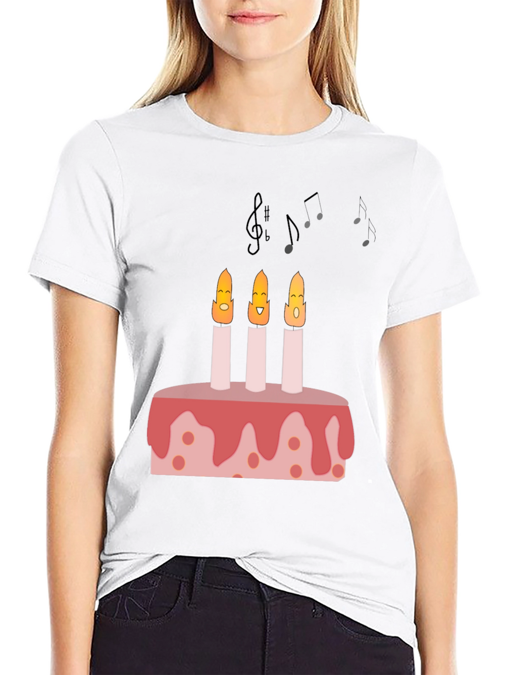 Birthday Cake Candles Graphic T-Shirt