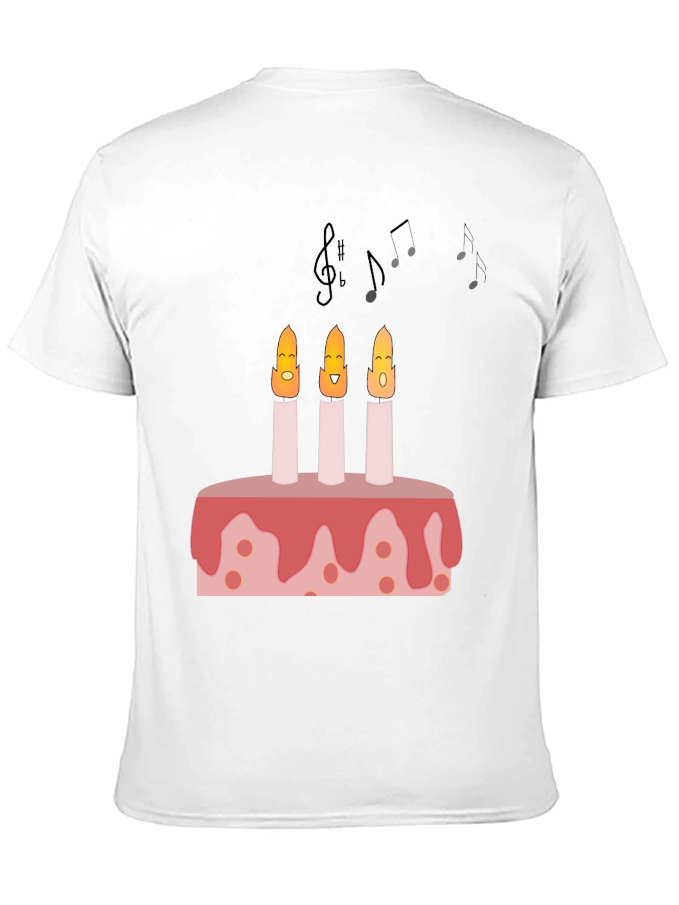 Birthday Cake Candles Graphic T-Shirt