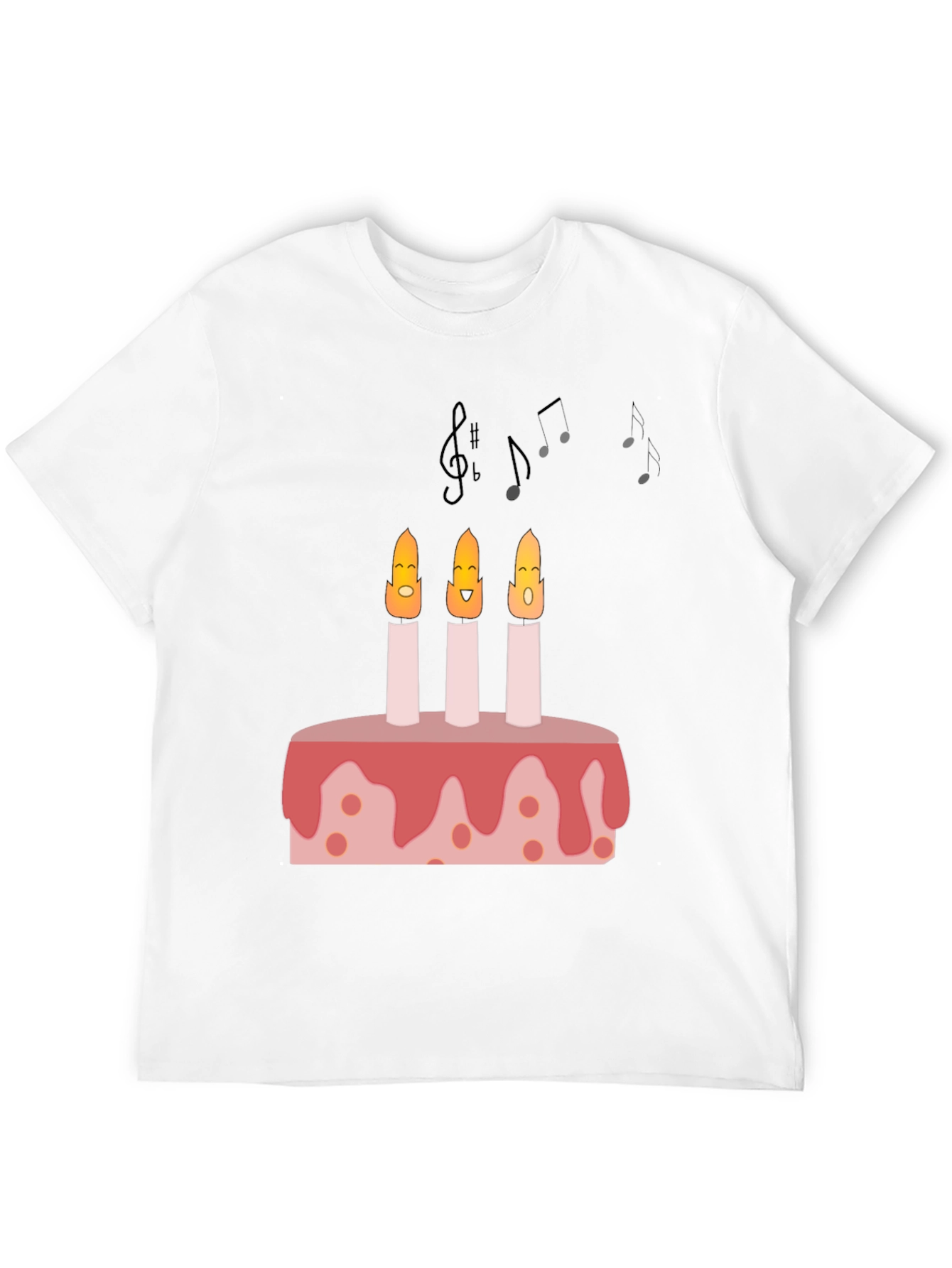 Birthday Cake Candles Graphic T-Shirt
