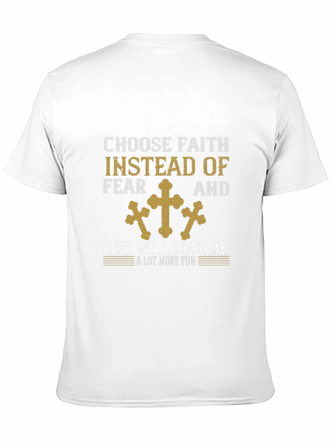Choose Faith T-Shirt - Christian Religious Tee