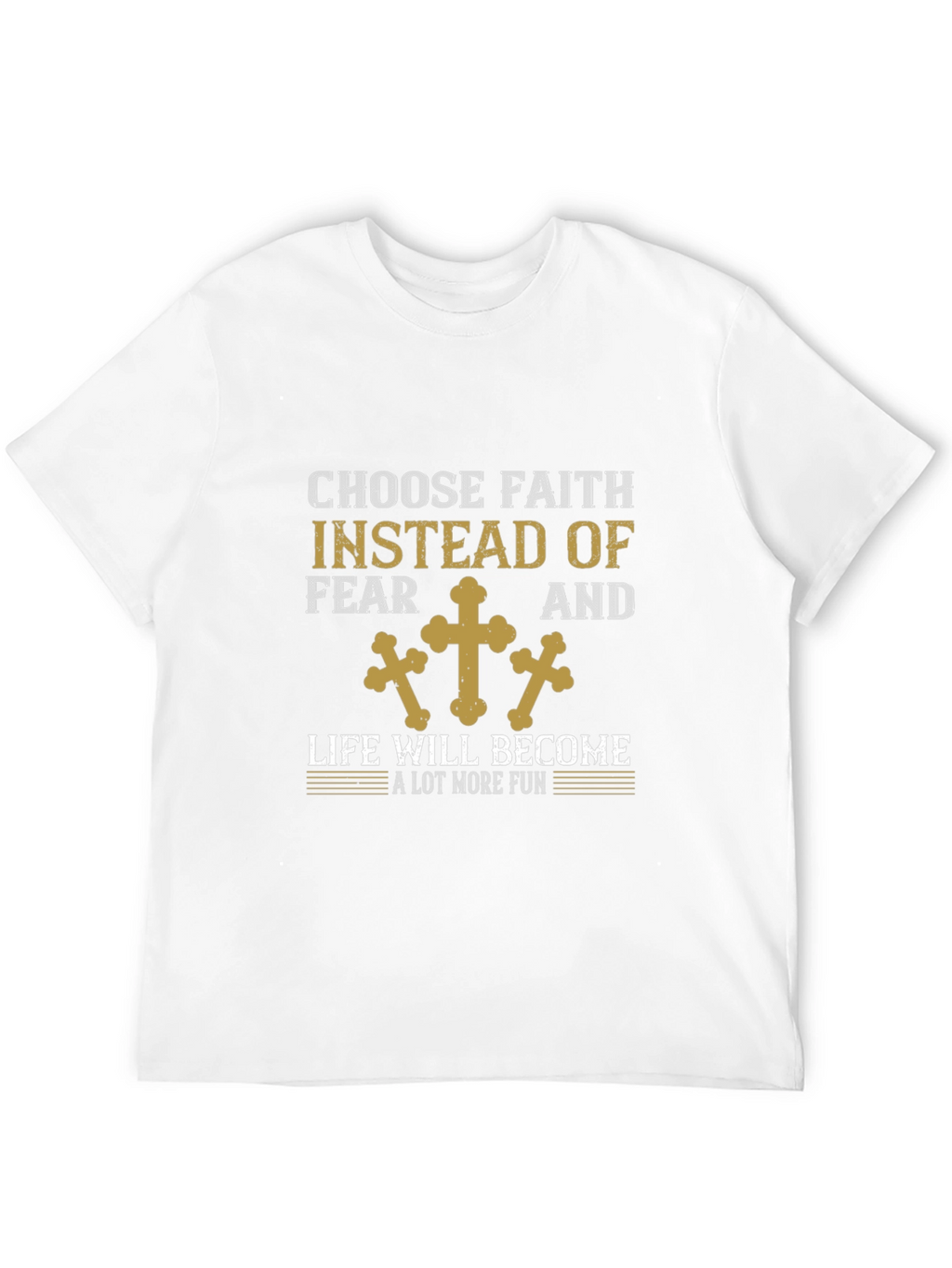 Choose Faith T-Shirt - Christian Religious Tee