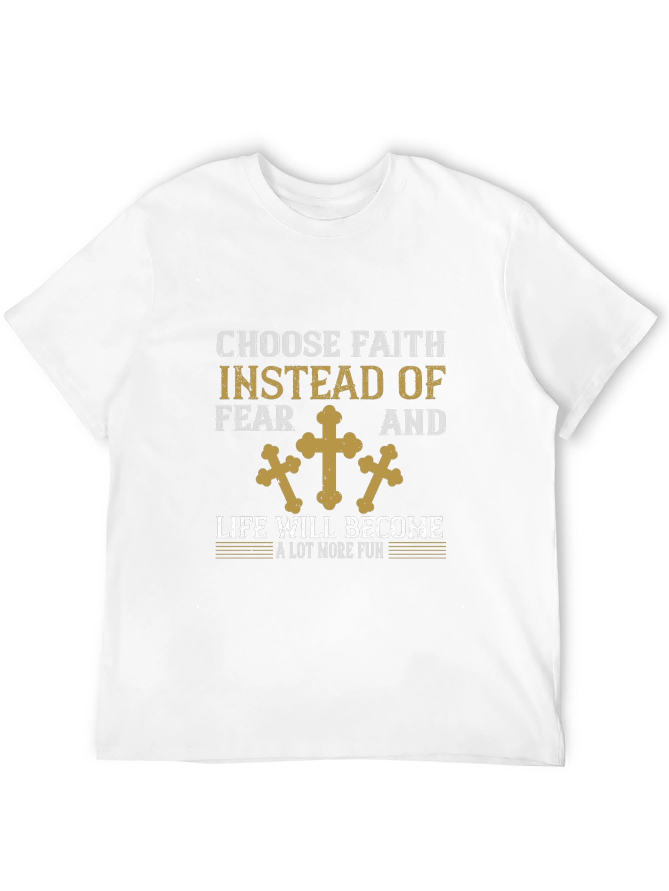 Choose Faith T-Shirt - Christian Religious Tee
