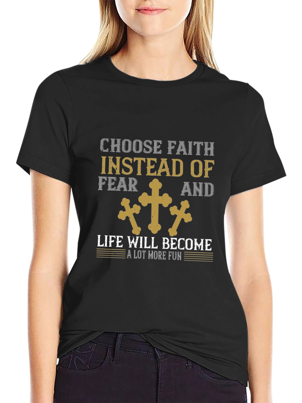 Choose Faith T-Shirt - Christian Religious Tee