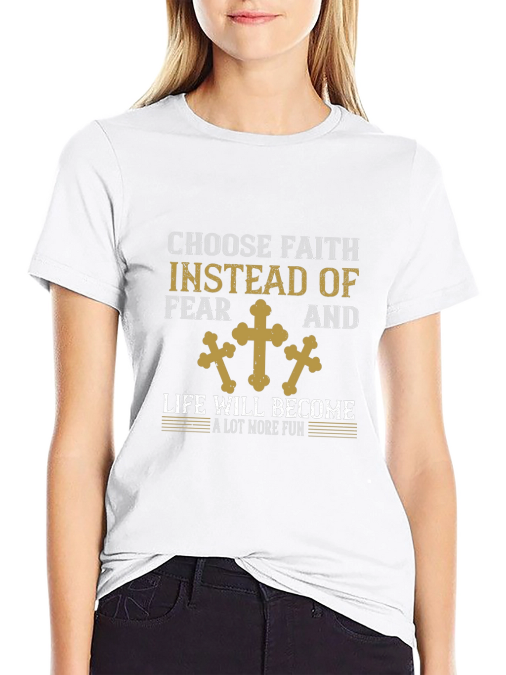 Choose Faith T-Shirt - Christian Religious Tee