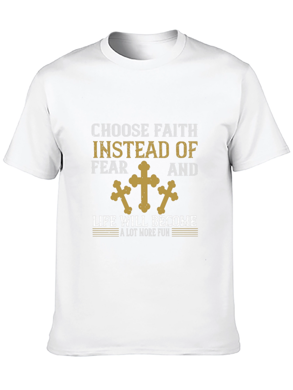 Choose Faith T-Shirt - Christian Religious Tee