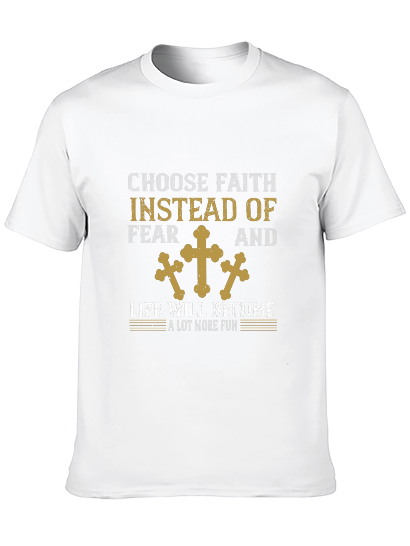 Choose Faith T-Shirt - Christian Religious Tee