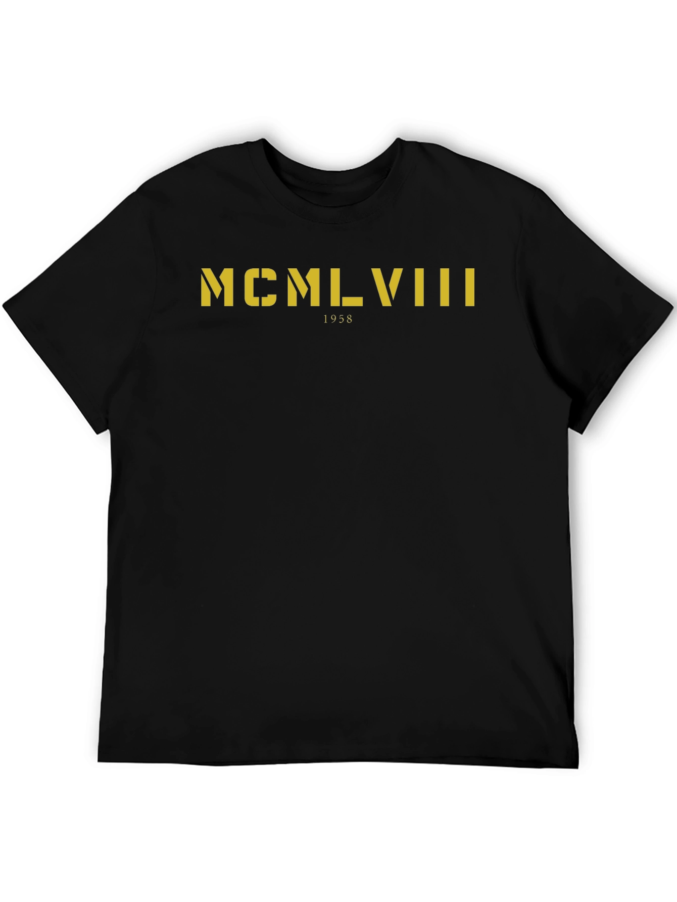 1958 Roman Numeral Tee - Vintage Graphic T-Shirt