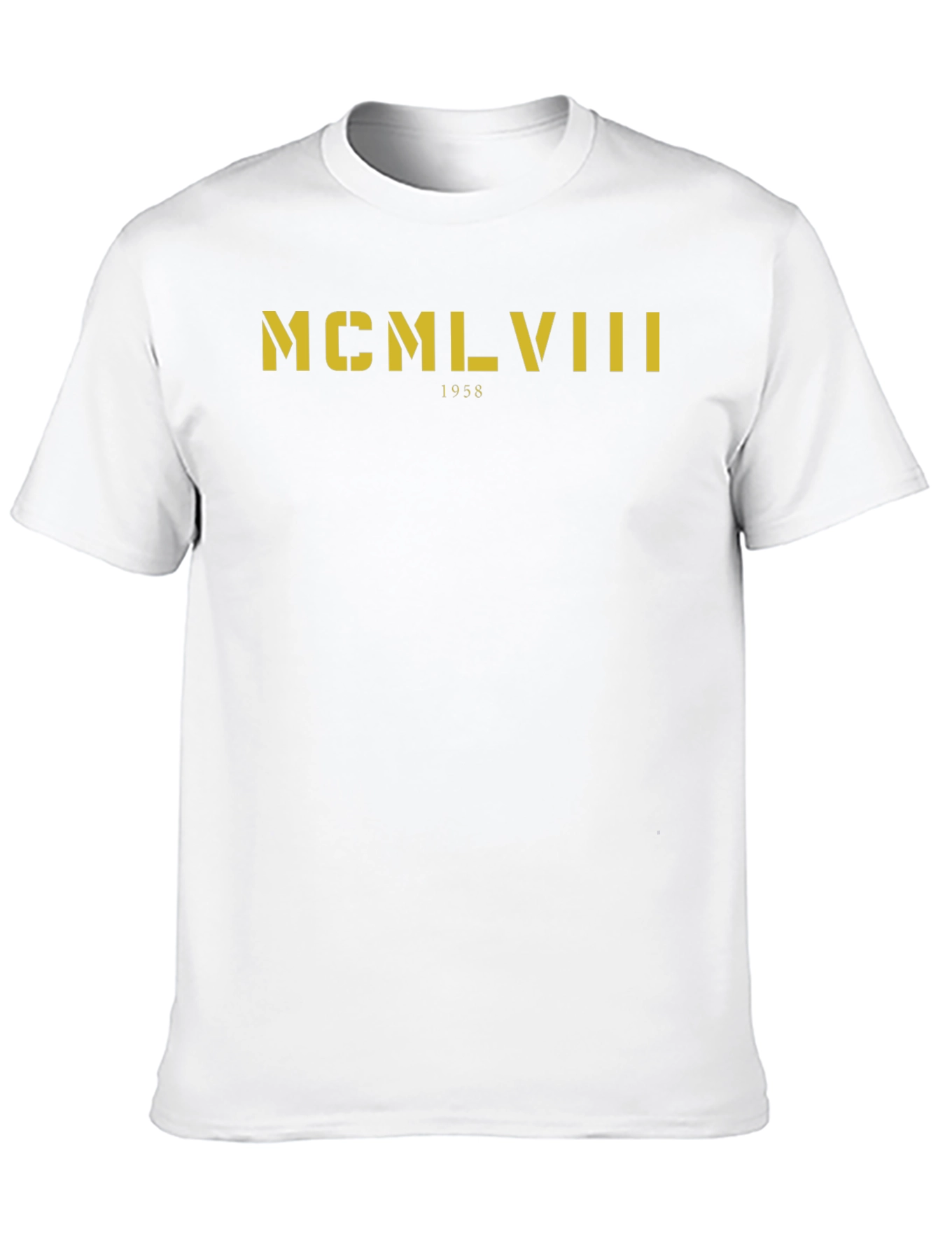 1958 Roman Numeral Tee - Vintage Graphic T-Shirt