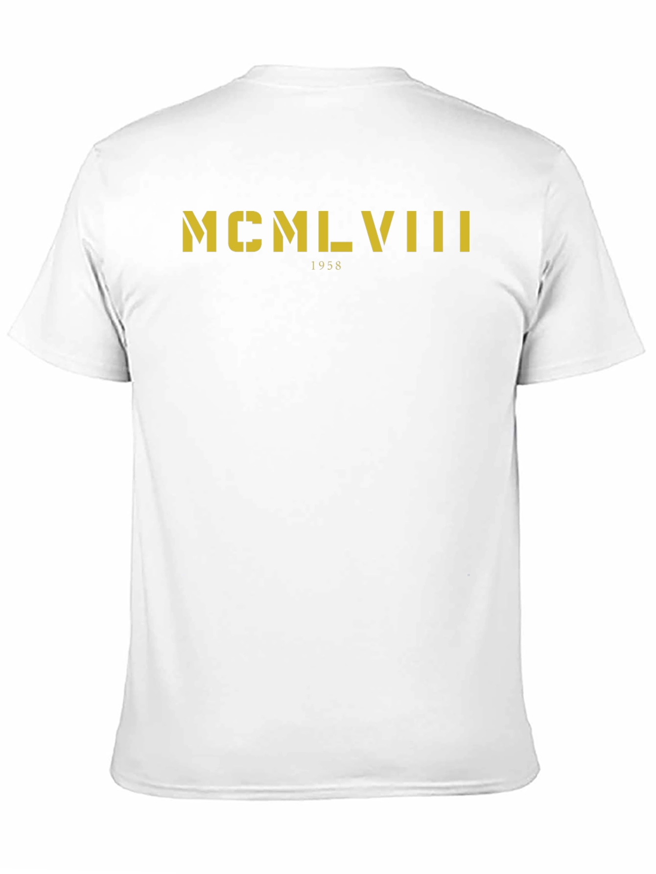 1958 Roman Numeral Tee - Vintage Graphic T-Shirt