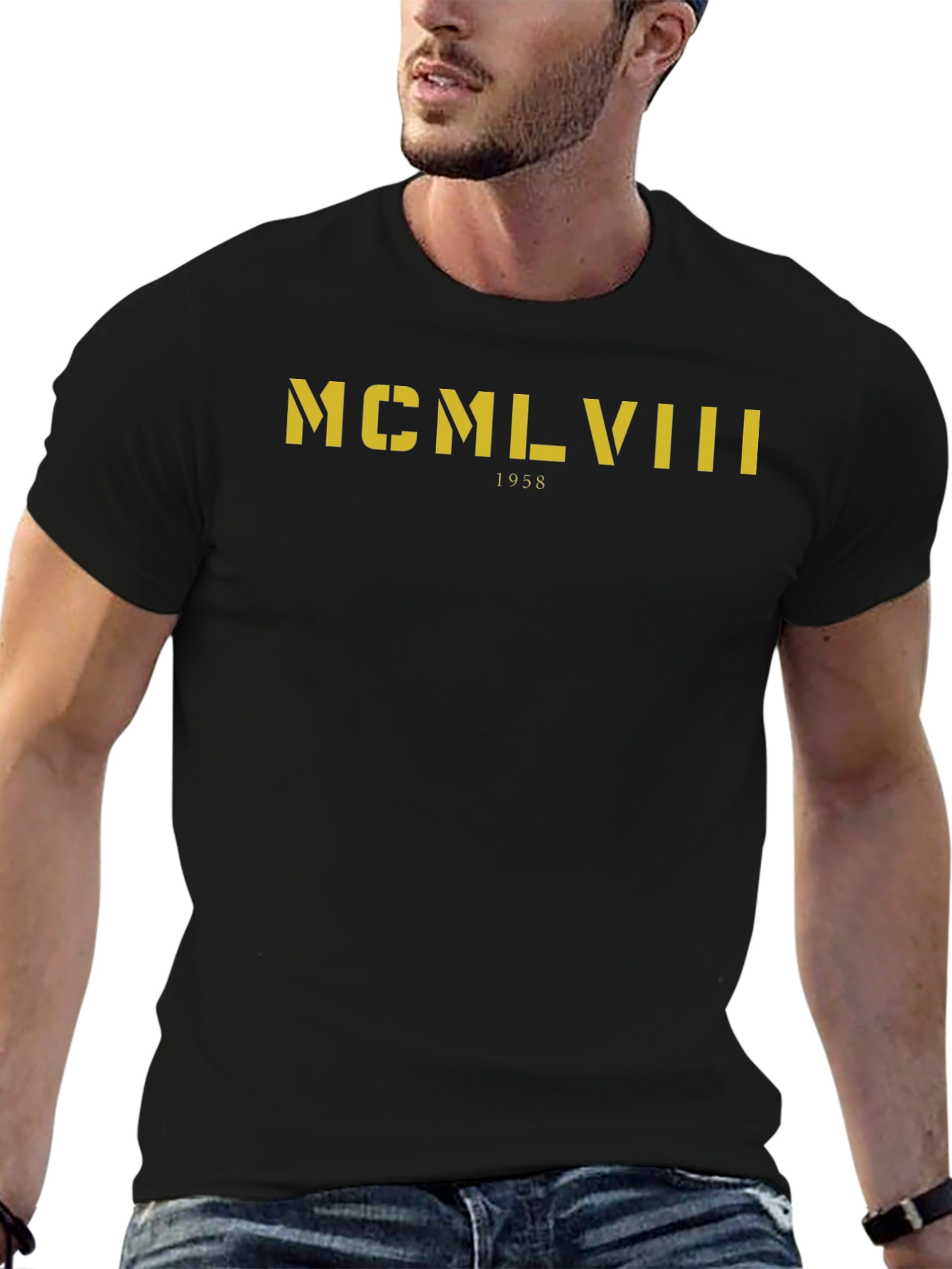 1958 Roman Numeral Tee - Vintage Graphic T-Shirt