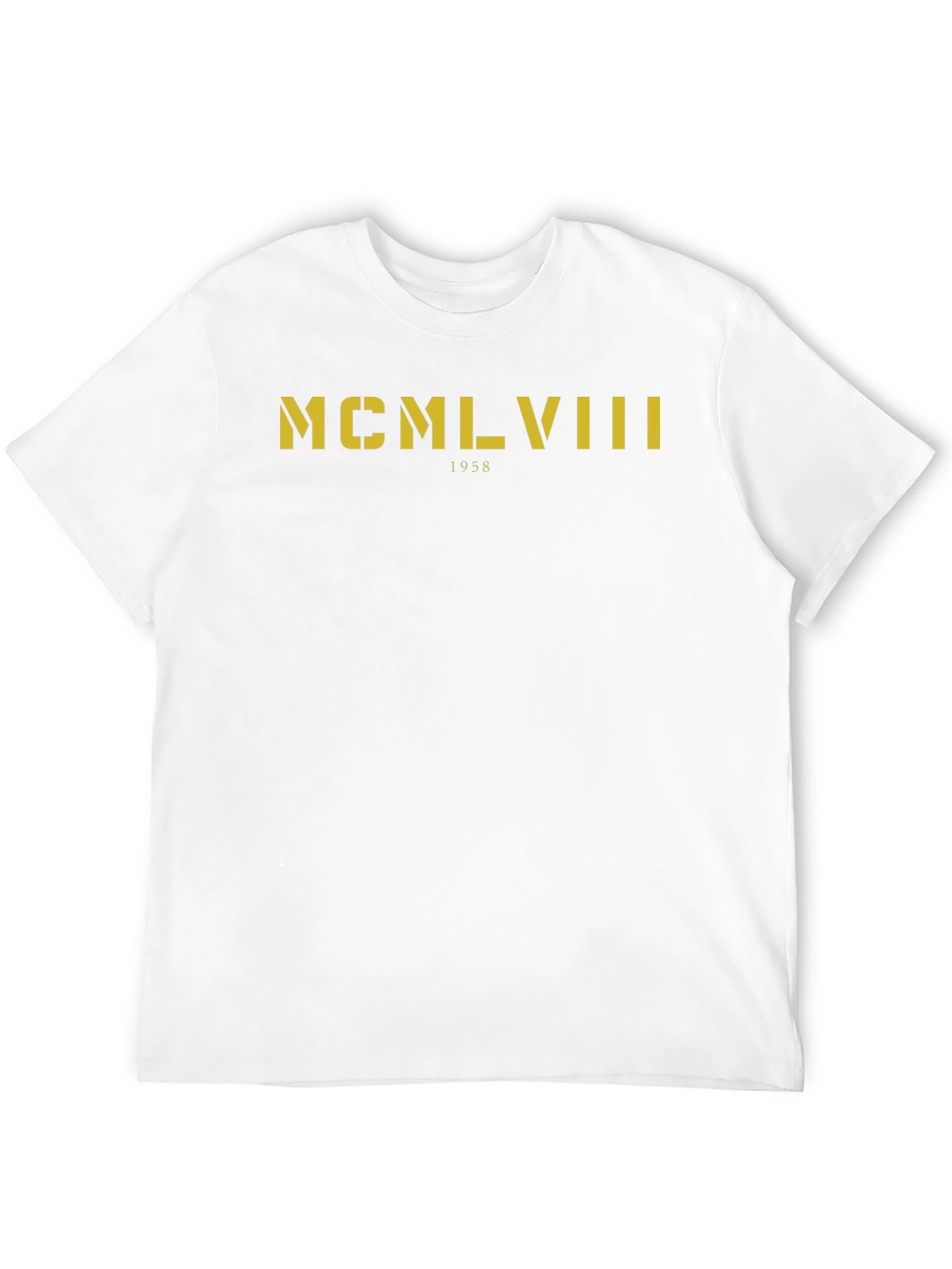 1958 Roman Numeral Tee - Vintage Graphic T-Shirt